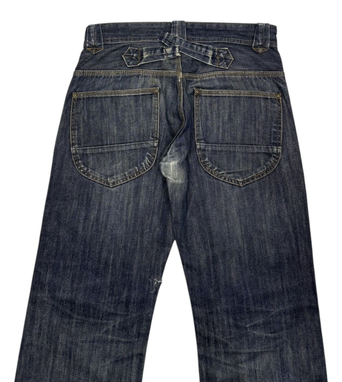 Hysteric Glamour VINTAGE DOUBLE KNEE JEANS BY DOMINATE JAPANESE BRAND Size US 32 / EU 48 - 8 Thumbnail