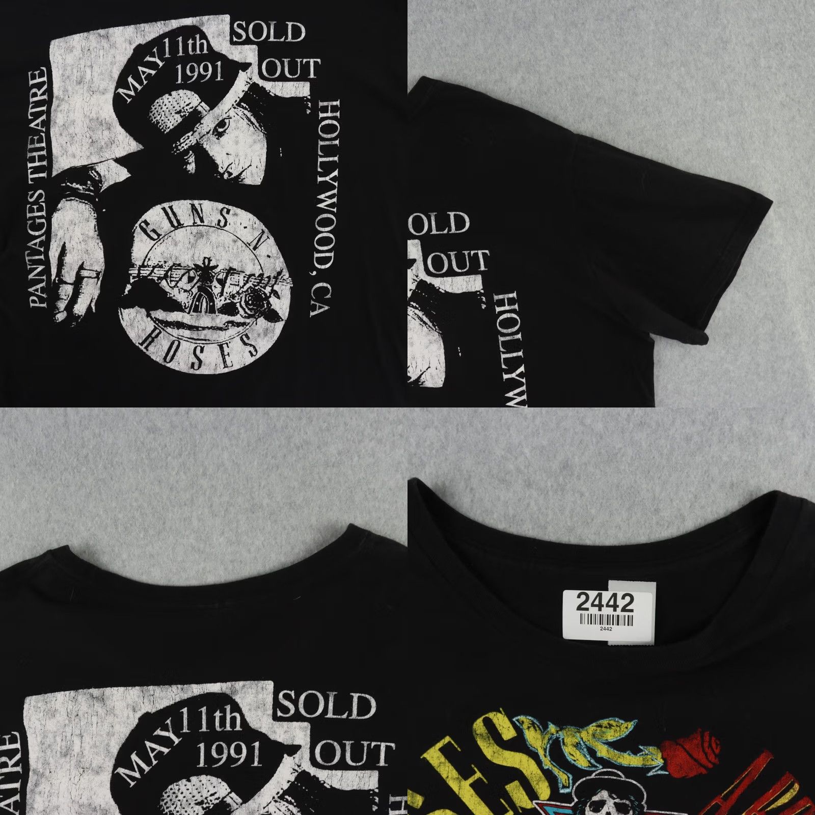 Bravado Bravado Guns N Roses Shirt Adult XL Black T-Shirt Men Short Sleeve Size XL Black Size US XL / EU 56 / 4 - 9 Thumbnail