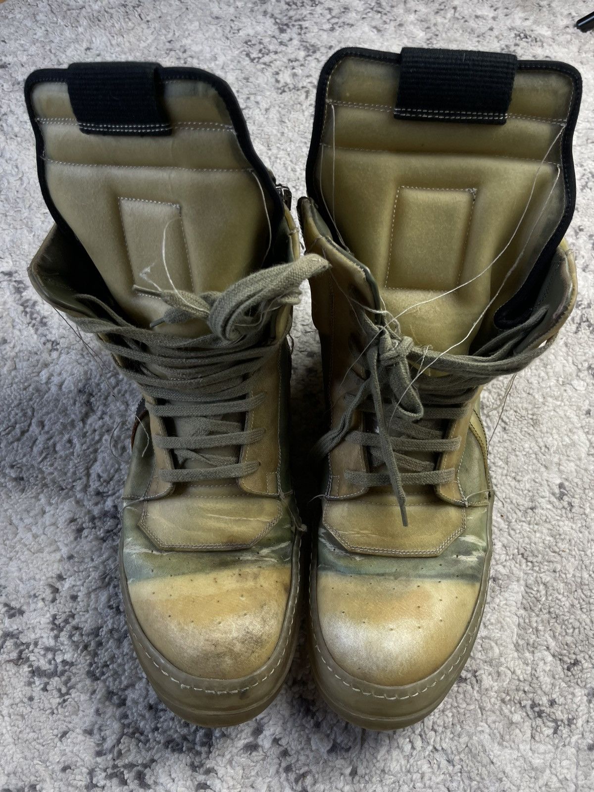 Rick Owens SS19 Babel 'Swamp' Geobasket Size US 11 / EU 44 - 3 Thumbnail