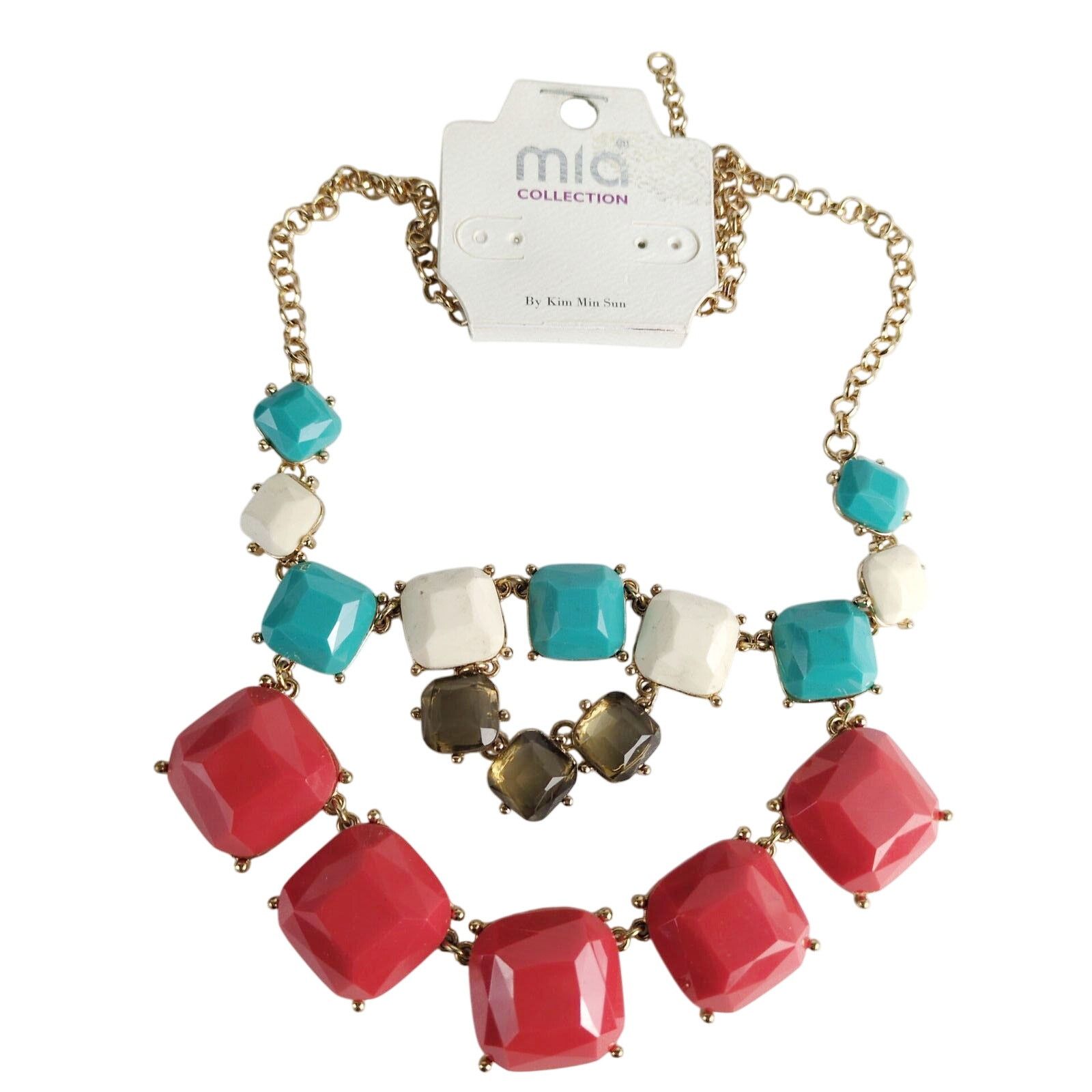 Other Mia Collection by Kim Min Sun Layered Beaded Chain Necklace Size ONE SIZE - 2 Thumbnail