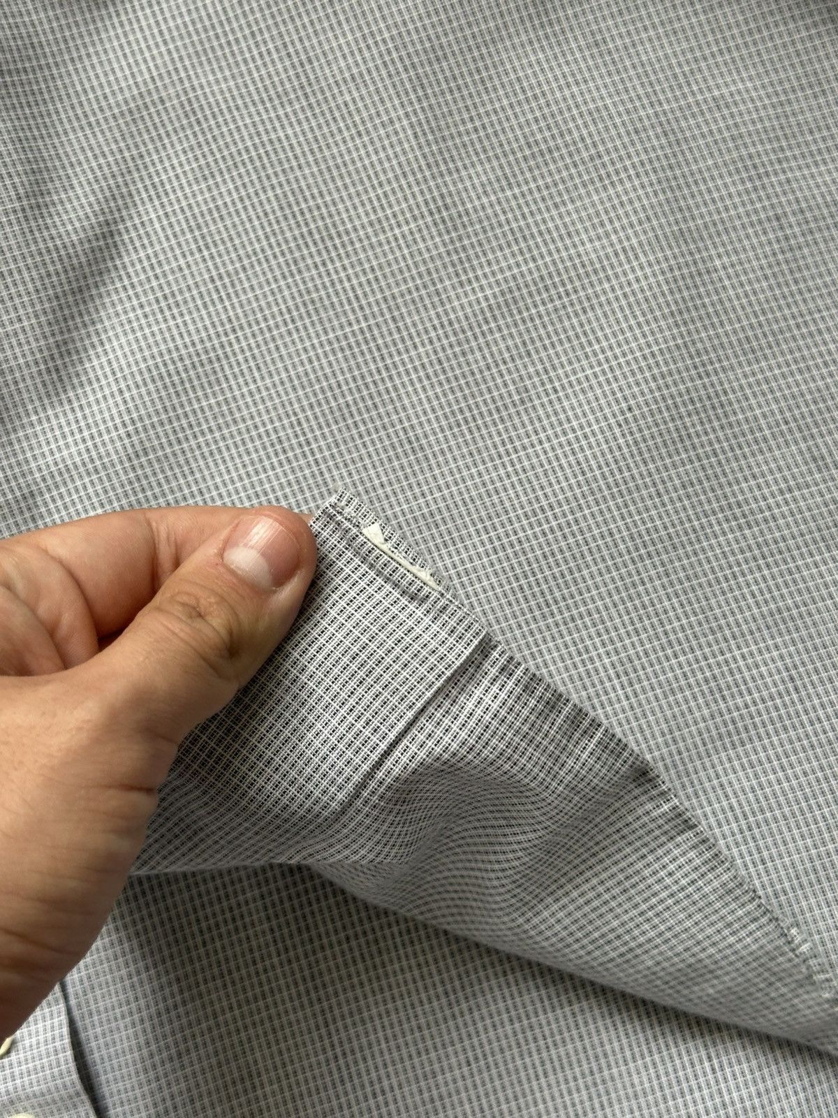 Dior Christian Dior Shirt Button Ups Gray Logo Size US XL / EU 56 / 4 - 11 Thumbnail