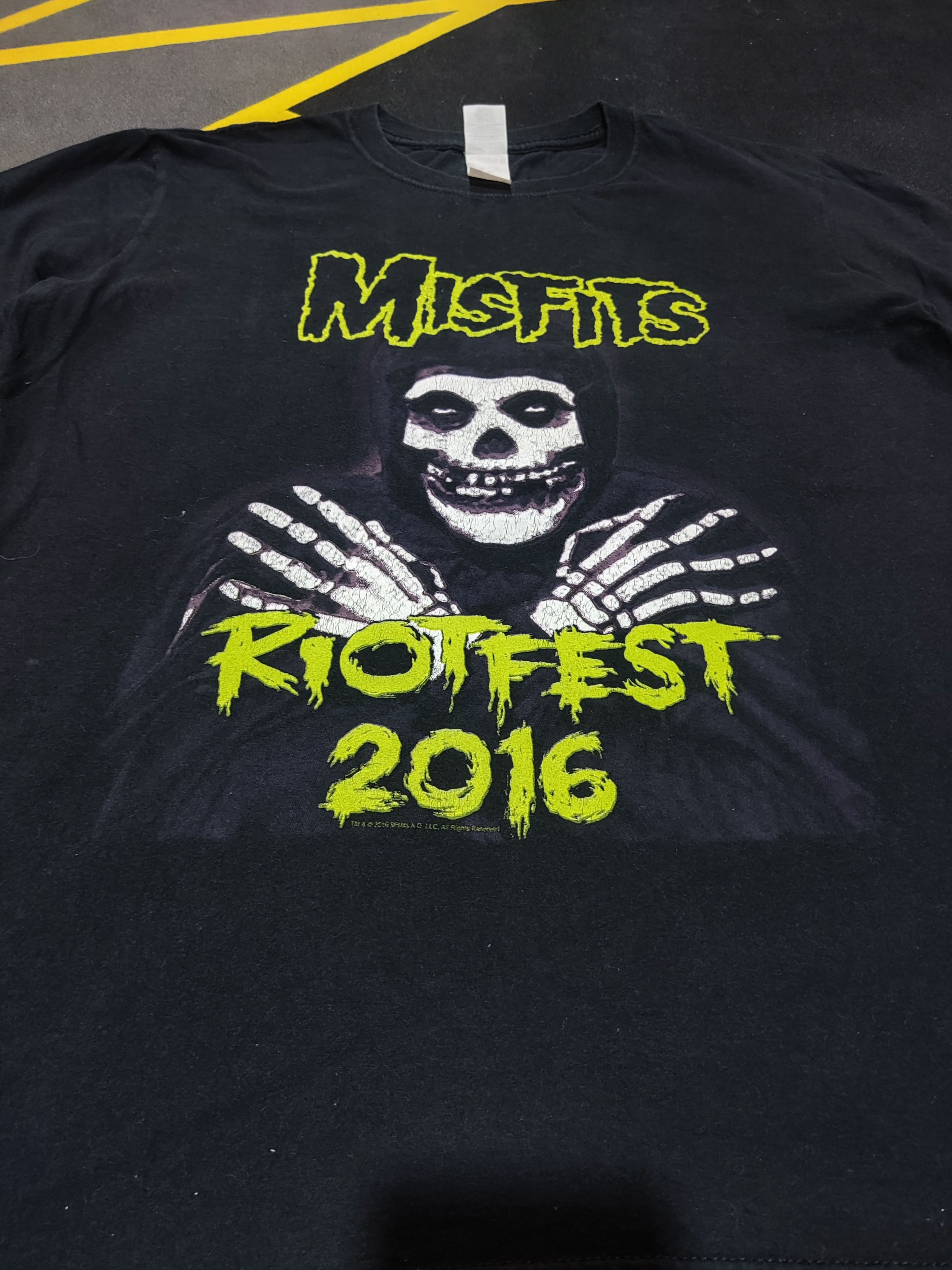Band Tees × Misfits × Vintage Misfits Riotfest Chicago 2016 Size US M / EU 48-50 / 2 - 5 Thumbnail