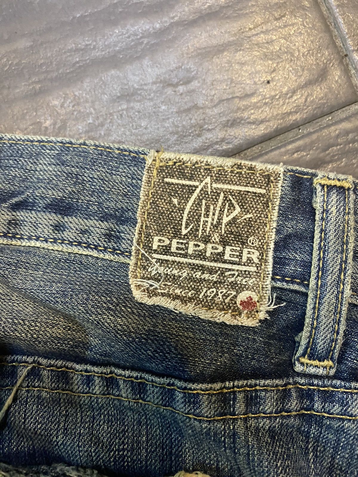 Chip & Pepper × Vintage Flare jeans distressed chip & pepper Boot cut Size US 31 - 11 Thumbnail