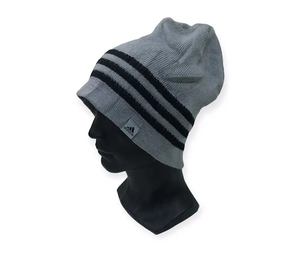 Adidas × Vintage Adidas Small Logo Beanie Hat Size ONE SIZE - 1 Thumbnail