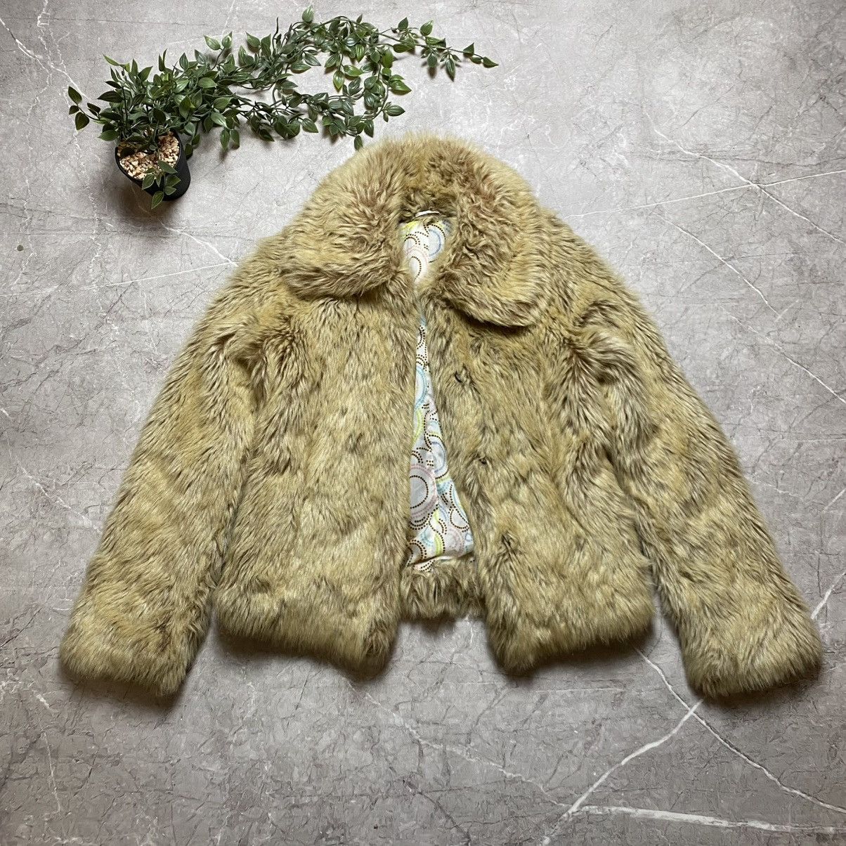 Vintage If Siz Was nine style vintage Faux Fur Fuzzy jacket Japanese Size S / US 4 / IT 40 - 1 Thumbnail