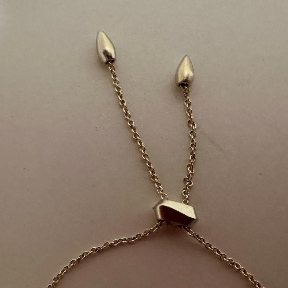 Kendra Scott Kendra Scott Jemmina Gold Chain Crystal Wave Bar Bracelet Size ONE SIZE - 8 Thumbnail
