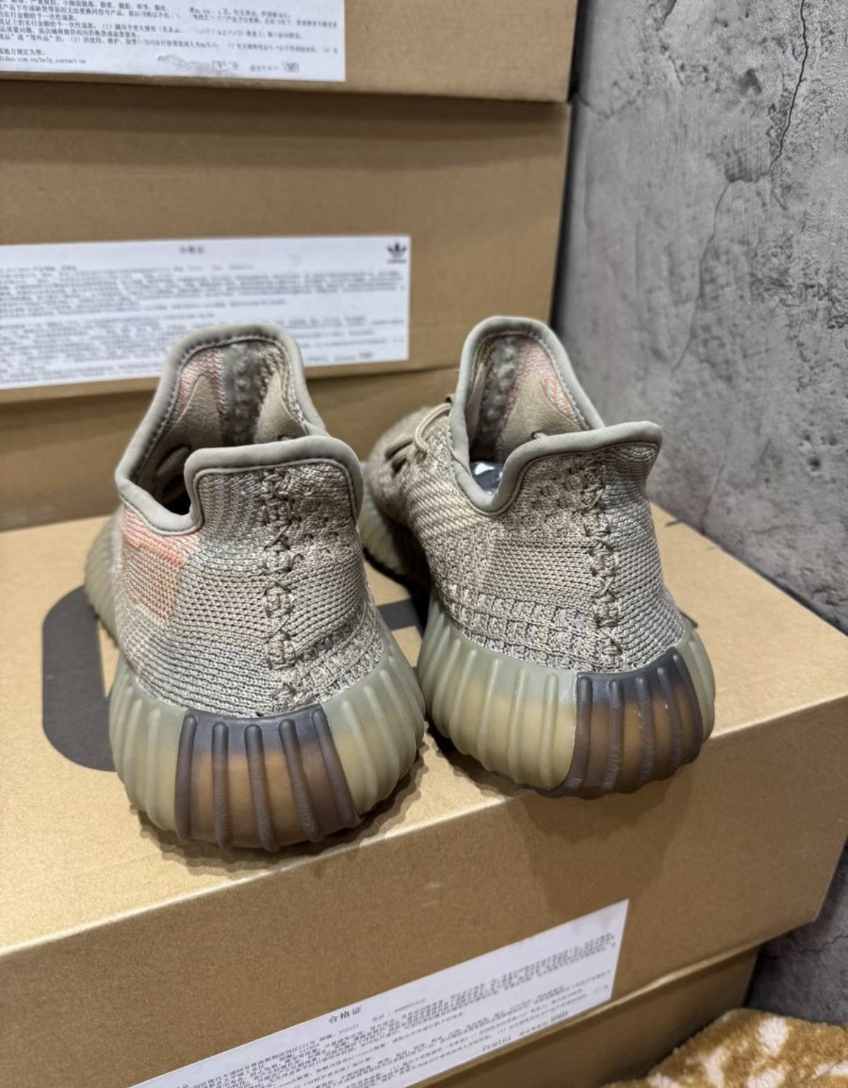 Adidas Adidas Yeezy 350 Sand Taupe Angel K37 Size US 7 / IT 37 - 8 Thumbnail