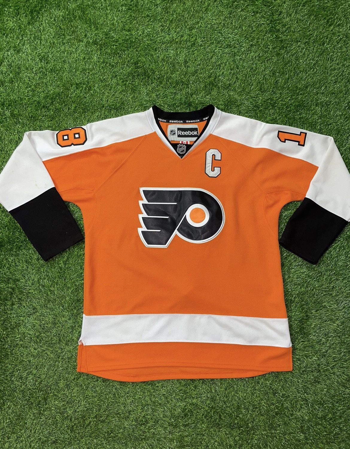 NHL nhl philadelphia flyers Mike Richards Jersey Size 54 Size US XL / EU 56 / 4 - 1 Thumbnail