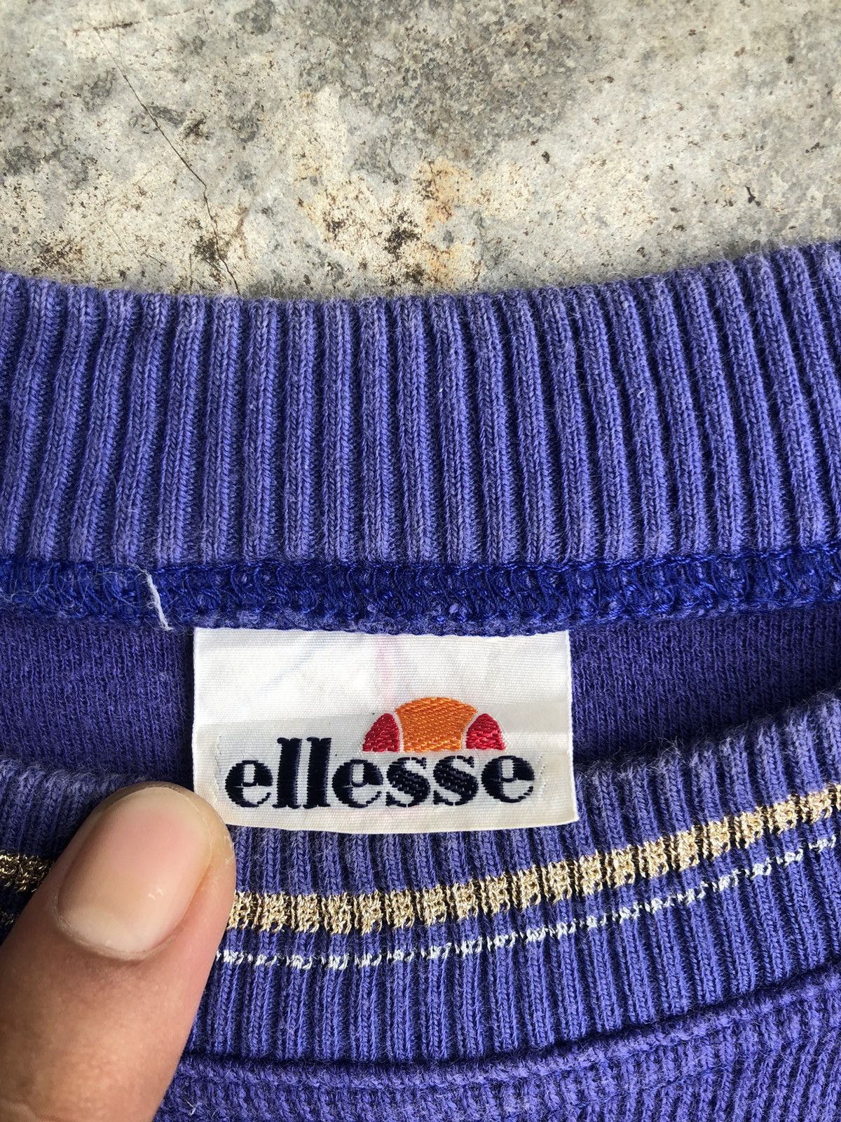 Ellesse × Vintage Vintage 80s Ellesse Perugia Dal 1959 Big Logo Sweatshirt Size US M / EU 48-50 / 2 - 9 Thumbnail