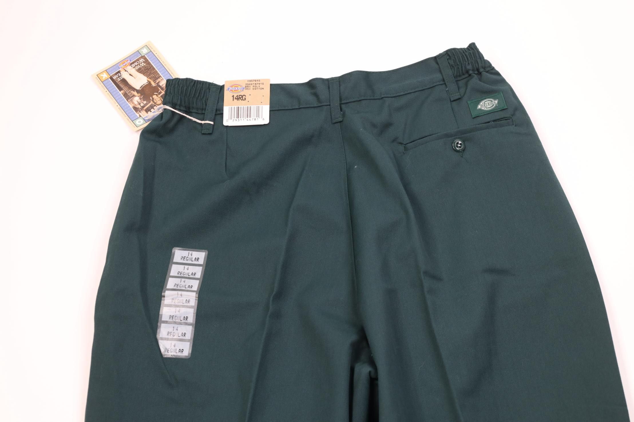 Dickies Deadstock Vintage 90s Dickies Workwear Chino Pants Green USA Size 36" / US 14 / IT 50 - 11 Thumbnail