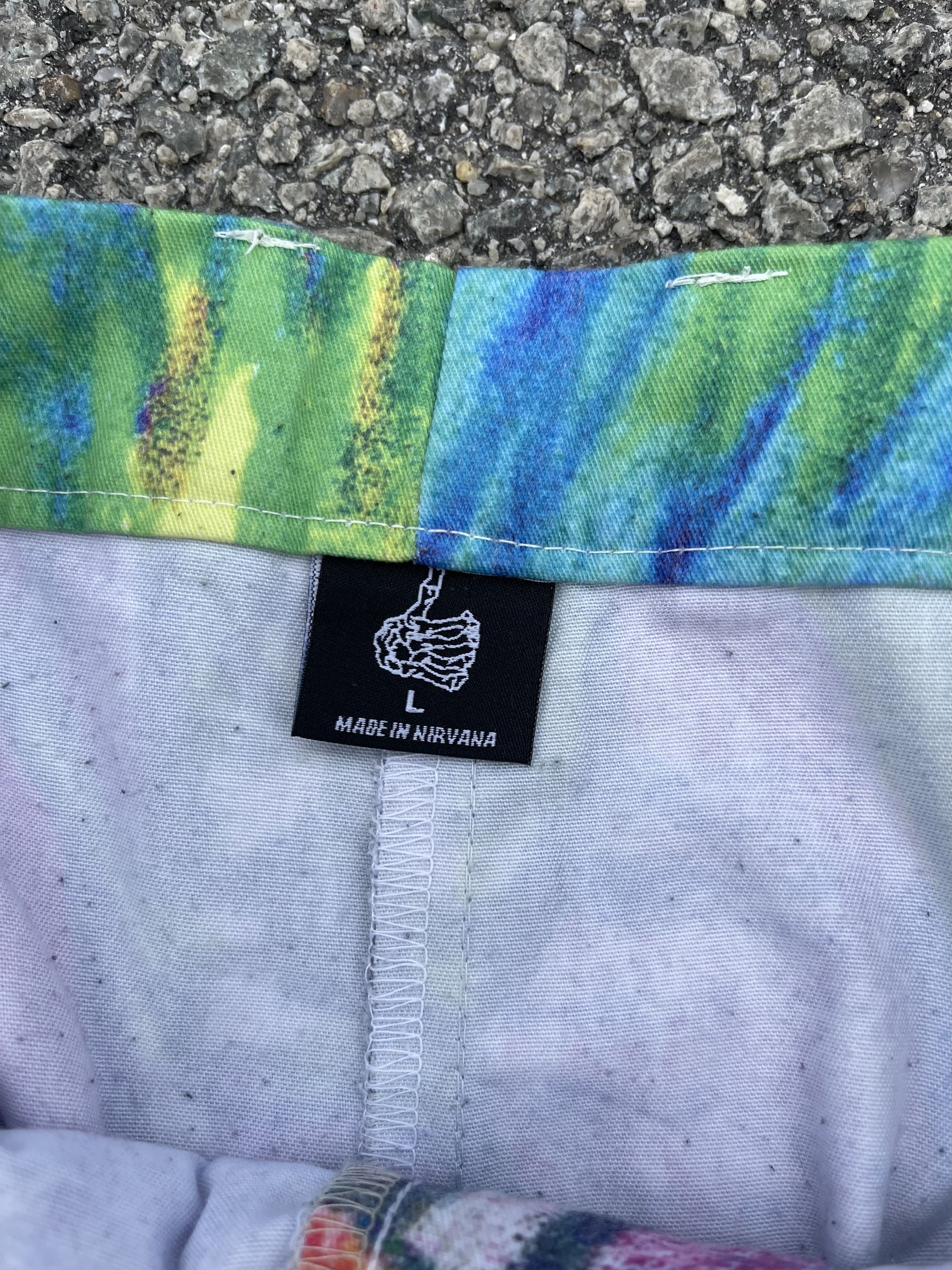 Nirvana “Skull Skater” Fullprint OVP Artwork Trouser Baggy Size US 30 / EU 46 - 15 Thumbnail