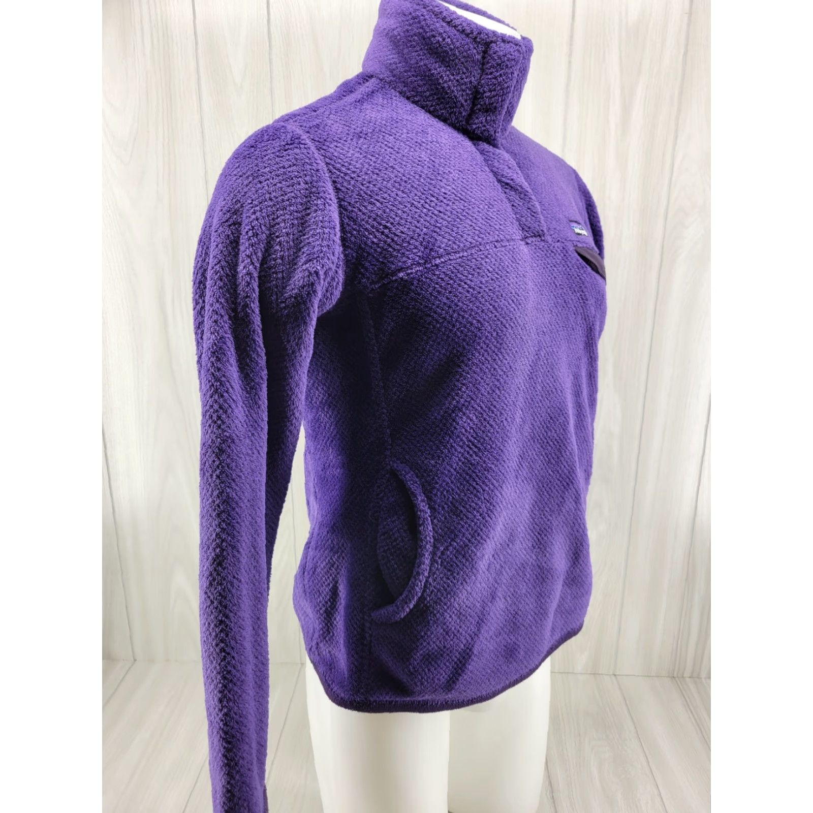 Patagonia Patagonia Women's Re-Tool Snap-T Fleece Pullover Purple Polartec Thermal Pro Medium Size M / US 6-8 / IT 42-44 - 4 Thumbnail