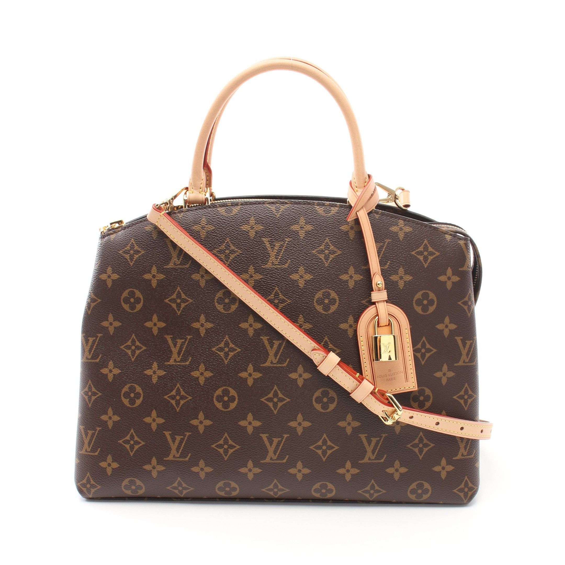 Louis Vuitton Louis Vuitton Petit Palais Mm Monogram Handbag Leather Brown Size ONE SIZE - 1 Thumbnail