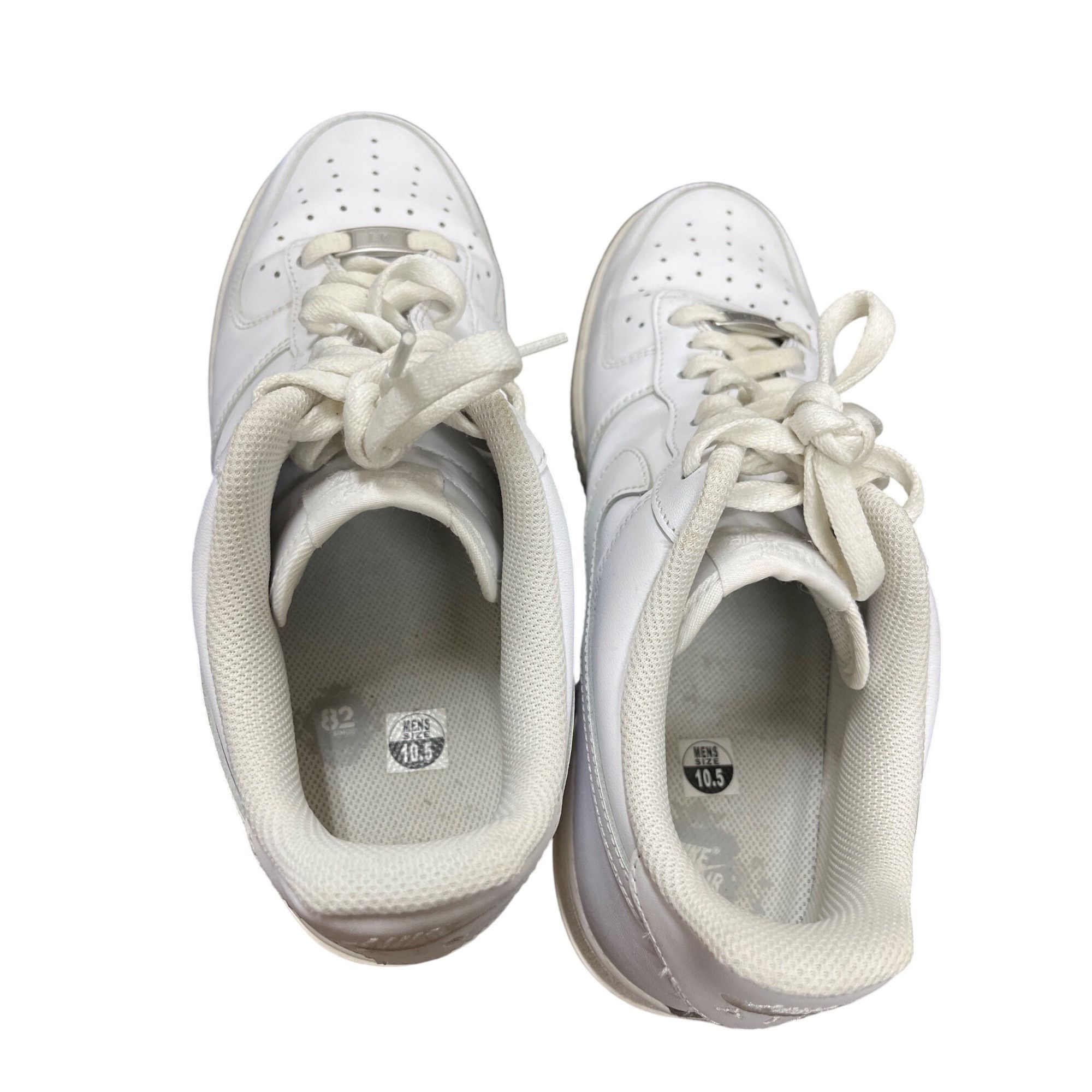 Nike Nike Air Force trip white mens low casual athletic sneakers Size US 10.5 / EU 43-44 - 14 Thumbnail