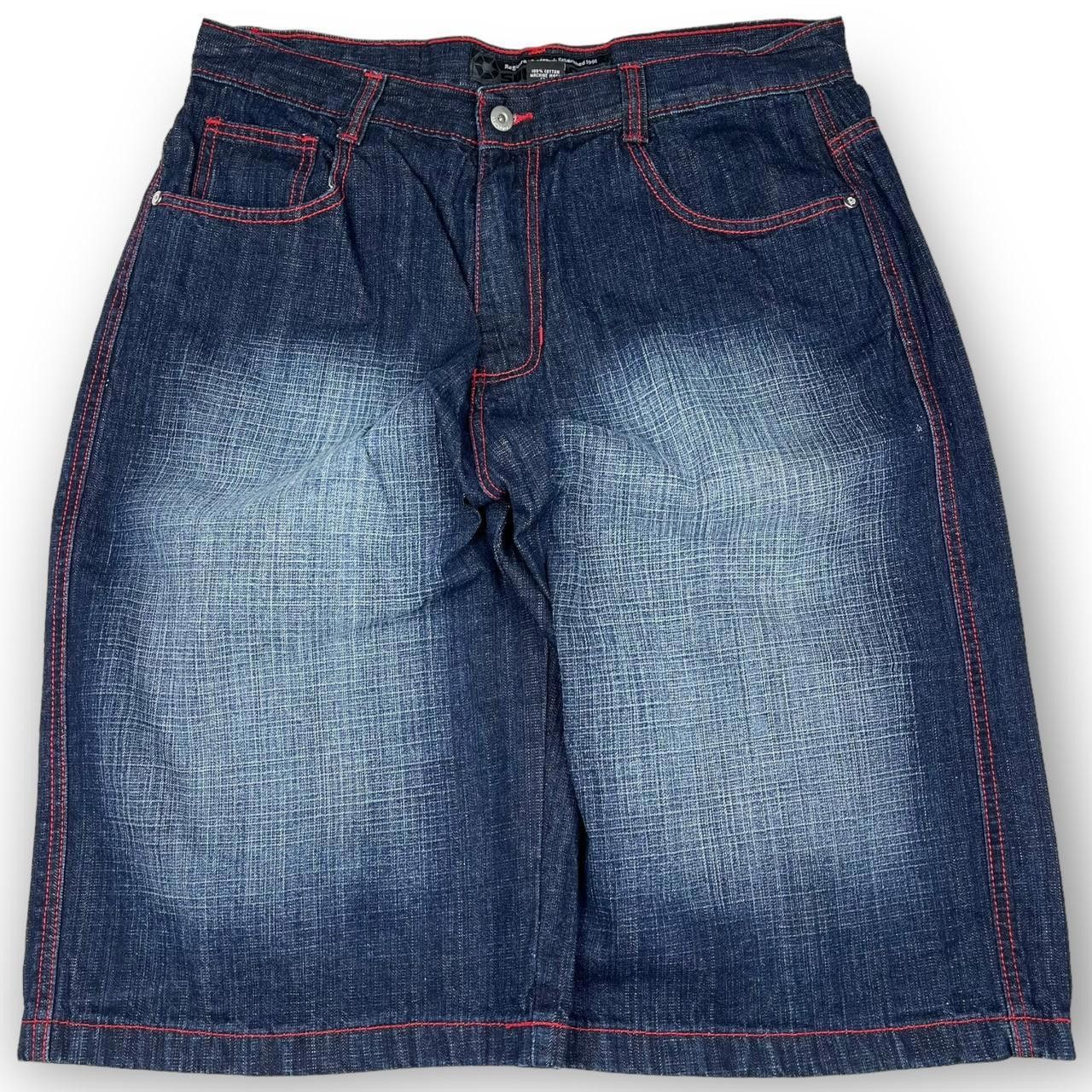Southpole Southpole Men's Blue Shorts Size US 34 / EU 50 - 4 Thumbnail