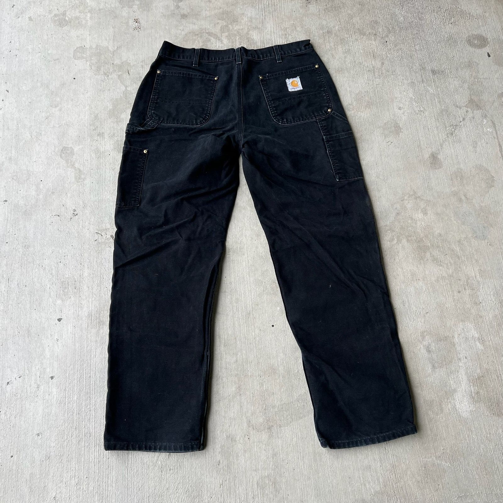 Carhartt × Vintage Carhartt black double knee work wear carpenter pants Size US 34 / EU 50 - 5 Thumbnail