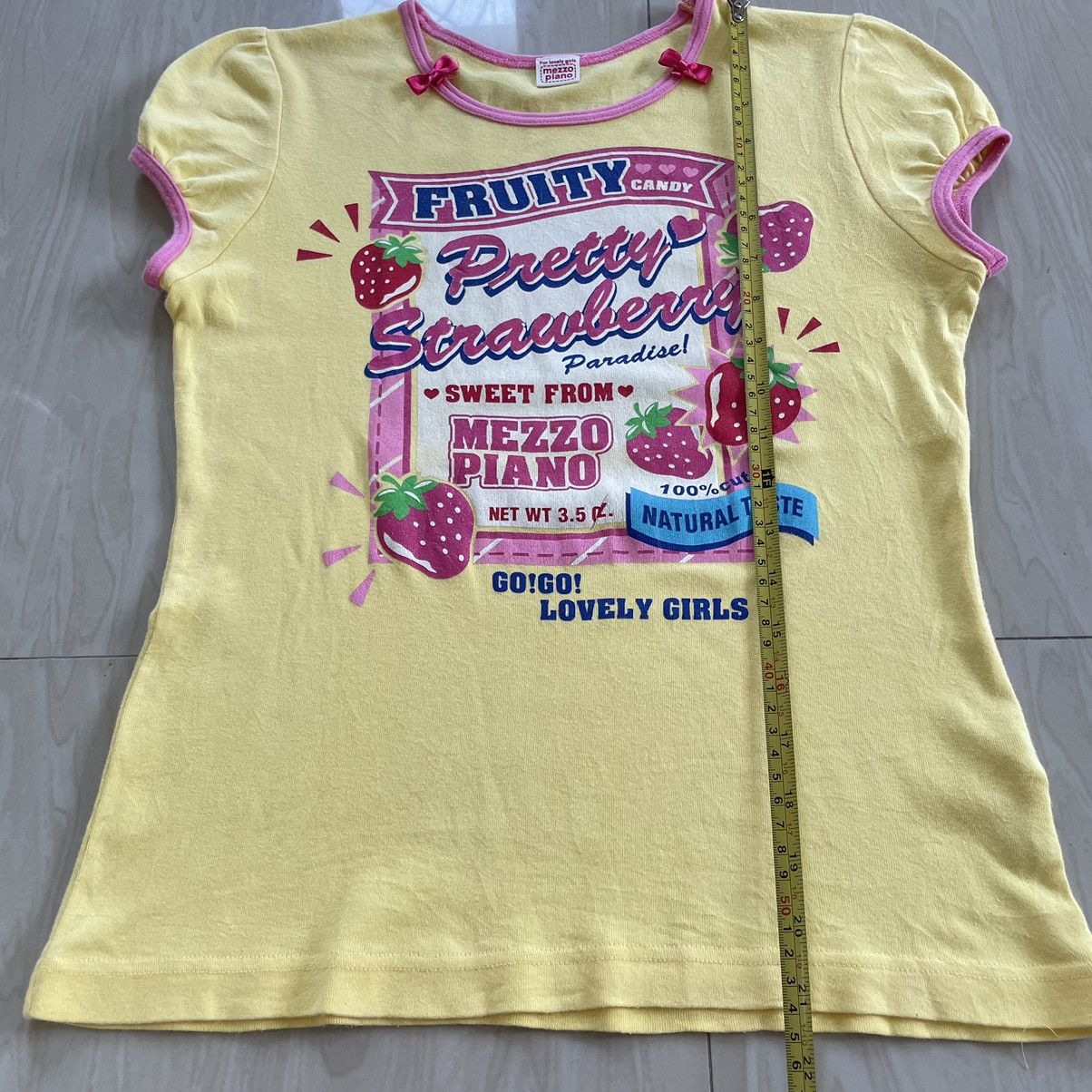 Japanese Brand Mezzo piano strawberry fruity candy Size L / US 10 / IT 46 - 5 Thumbnail