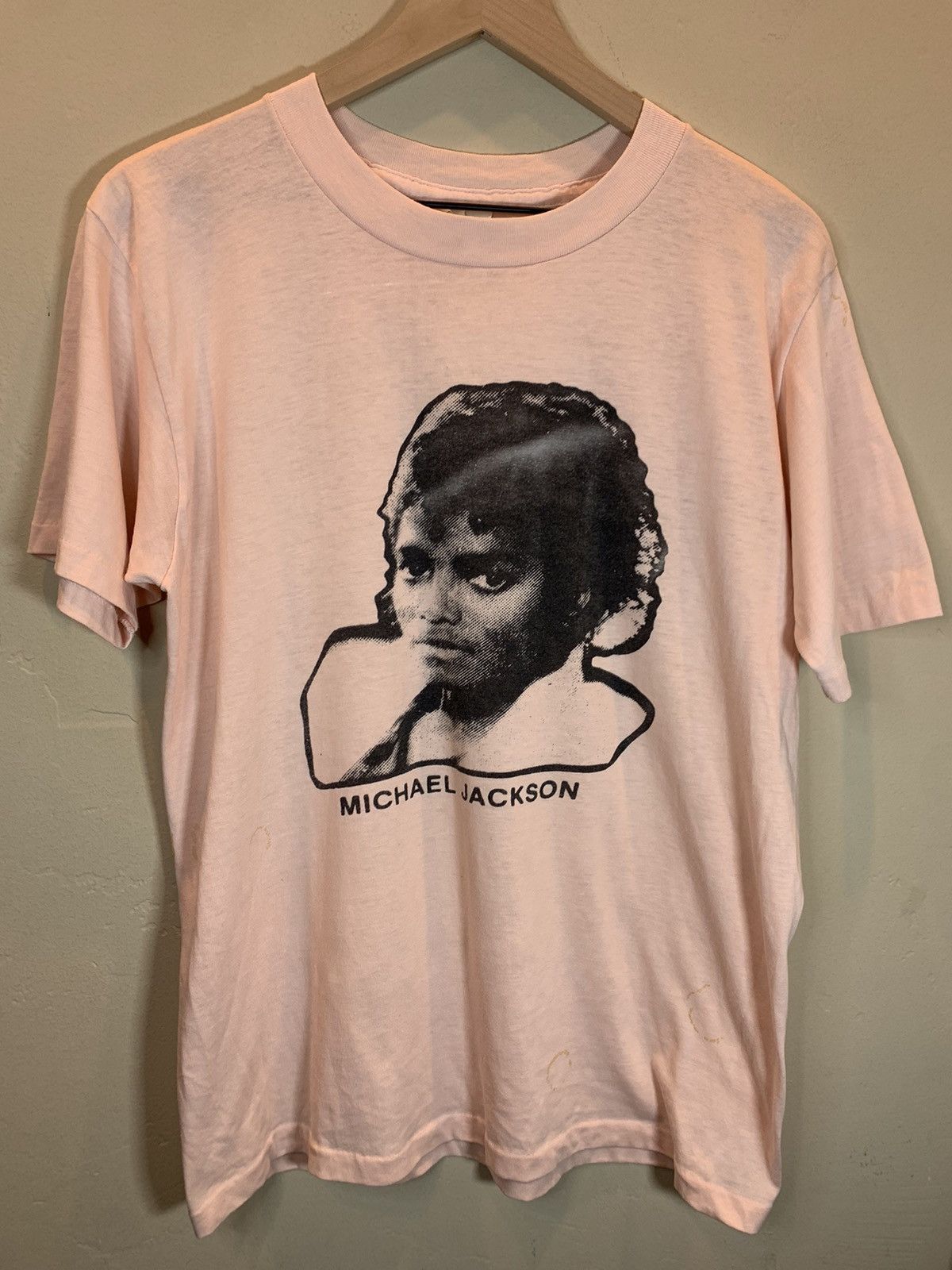 Band Tees × Michael Jackson × Vintage *RARE* Vintage 1982 Michael Jackson Thriller Faded Art Shirt Size US L / EU 52-54 / 3 - 1 Thumbnail