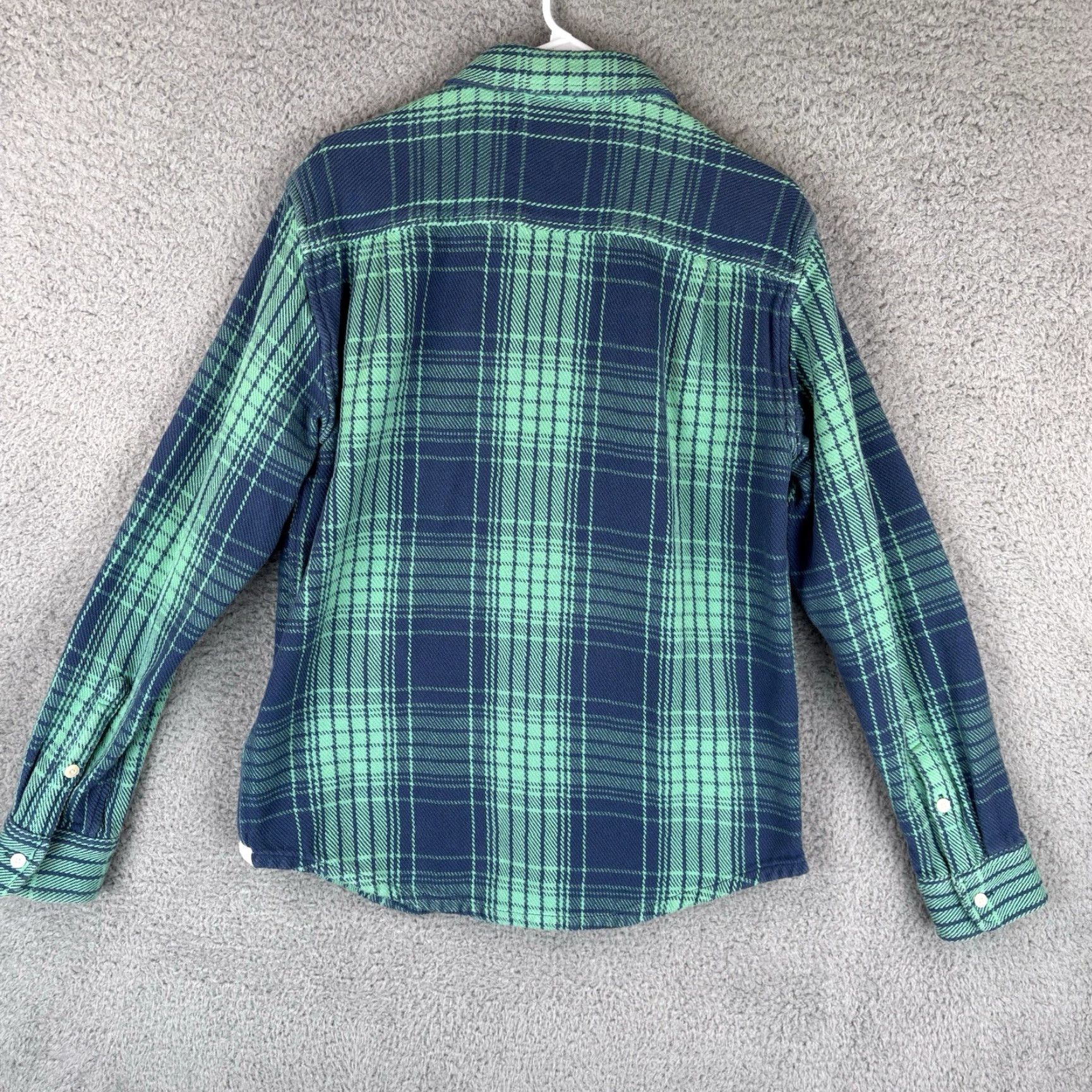 Outerknown VINTAGE Outerknown Shirt Mens Small Green Plaid Cotton Flannel Outdoor Button-Up Long Sleeve with Pockets Size US S / EU 44-46 / 1 - 3 Thumbnail