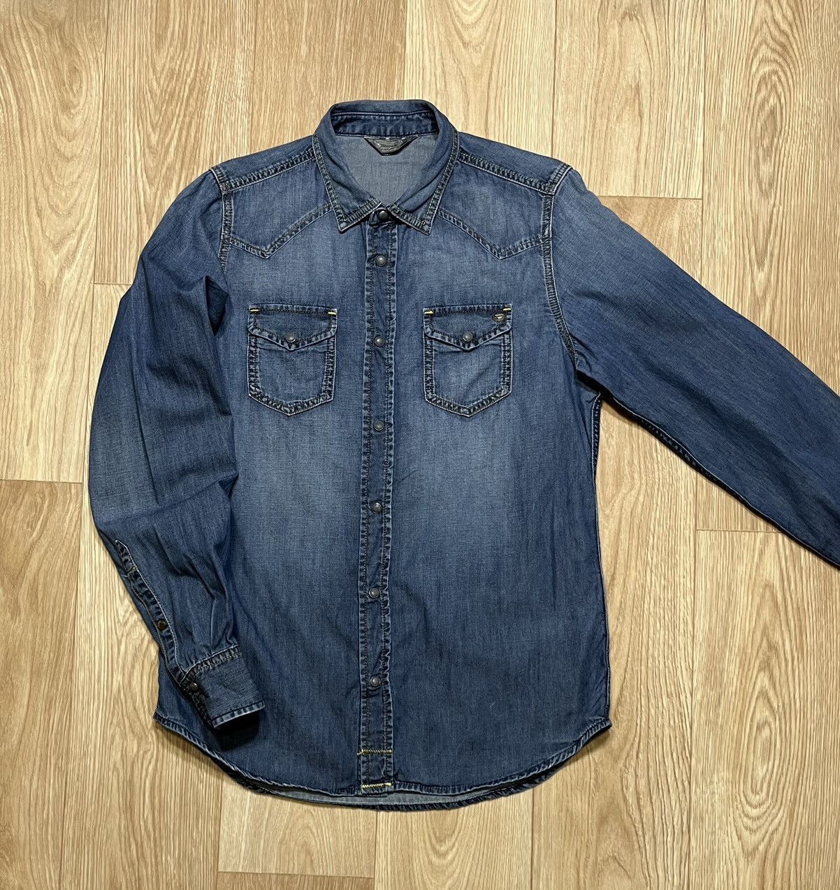 Diesel Diesel Denim Shirt Size US M / EU 48-50 / 2 - 1 Thumbnail