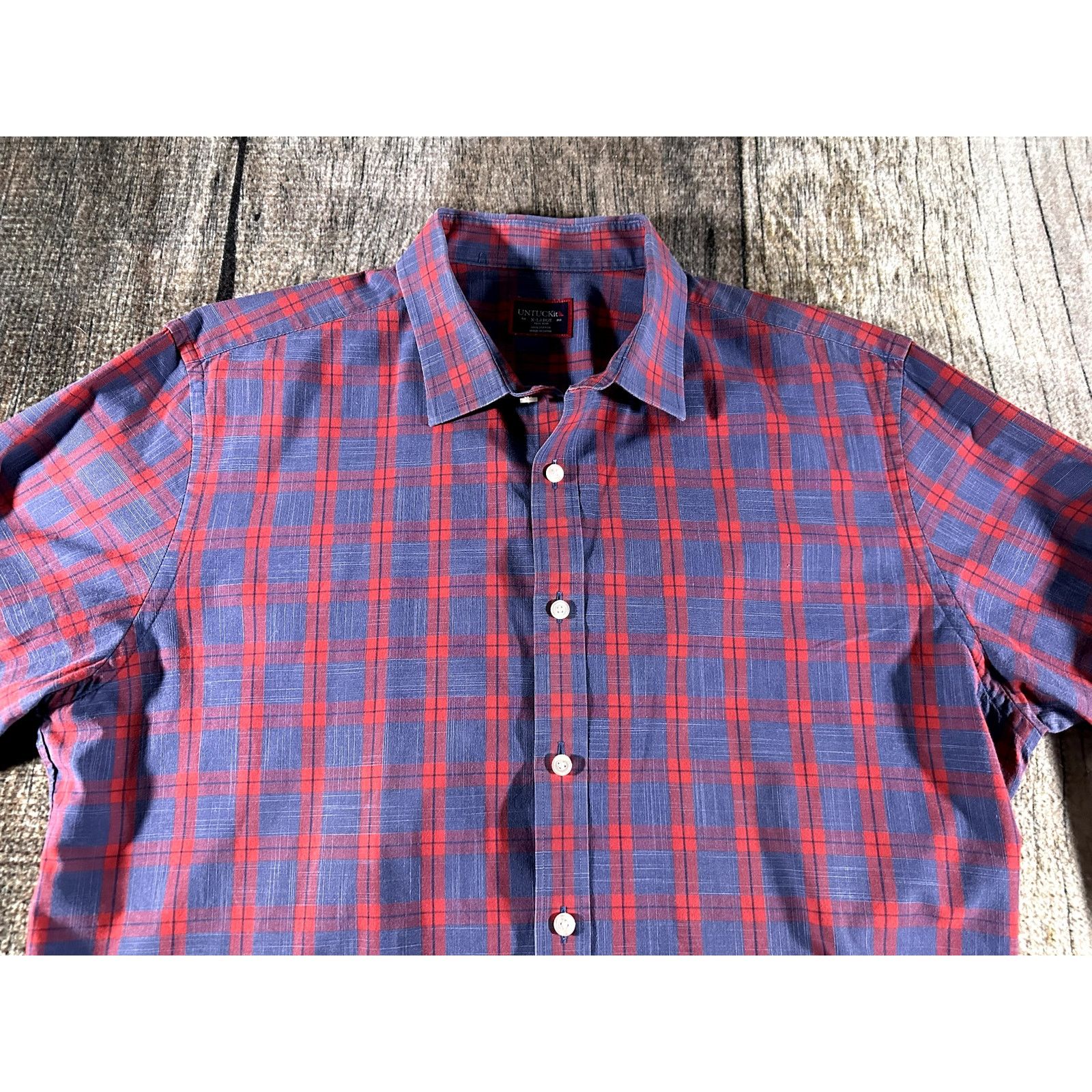 UNTUCKit Untuckit Men's Wrinkle-Free Carmenet Shirt Long Sleeve XL Size US XL / EU 56 / 4 - 2 Thumbnail