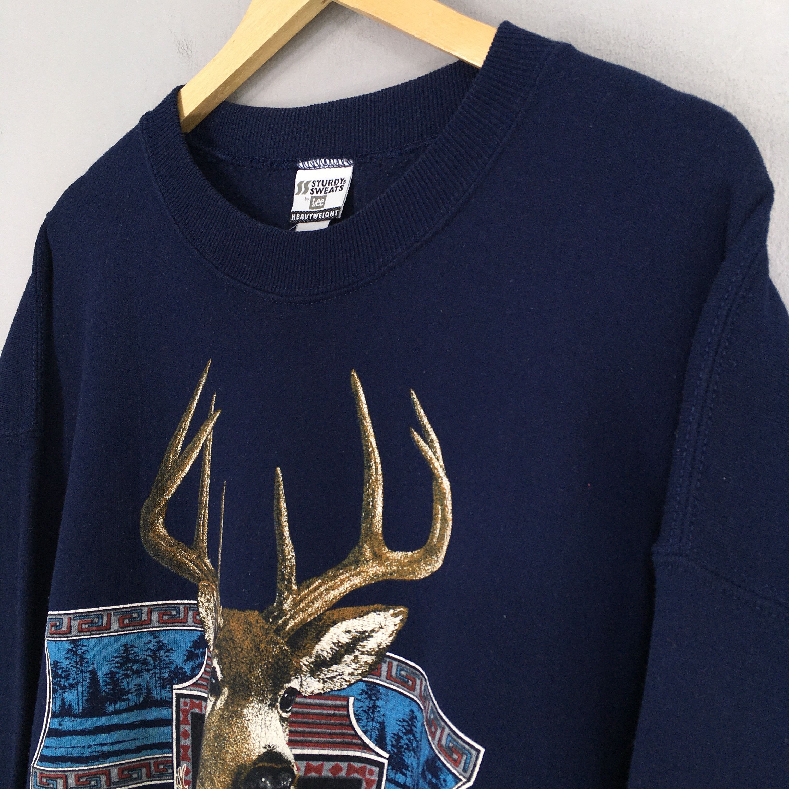 Other Vintage Whitetail Deer Animal Sweatshirt XLarge Size US XL / EU 56 / 4 - 3 Thumbnail