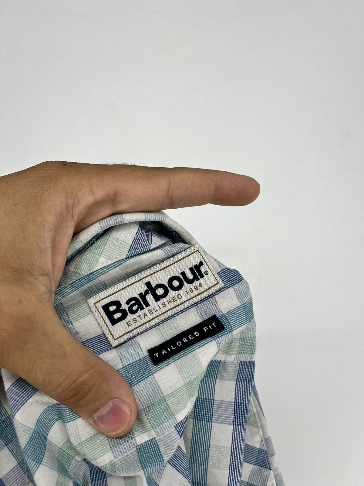 Barbour × Vintage Vintage Barbour Plaid Blake Cotton Flannel Casual Size US M / EU 48-50 / 2 - 8 Thumbnail