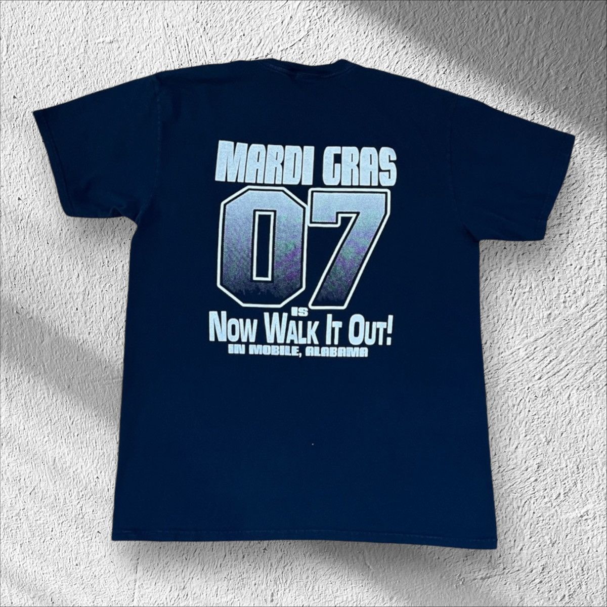 Vintage Vintage 2007 Mardi Gras Old School Shirt XL Y2K Size US XL / EU 56 / 4 - 2 Thumbnail