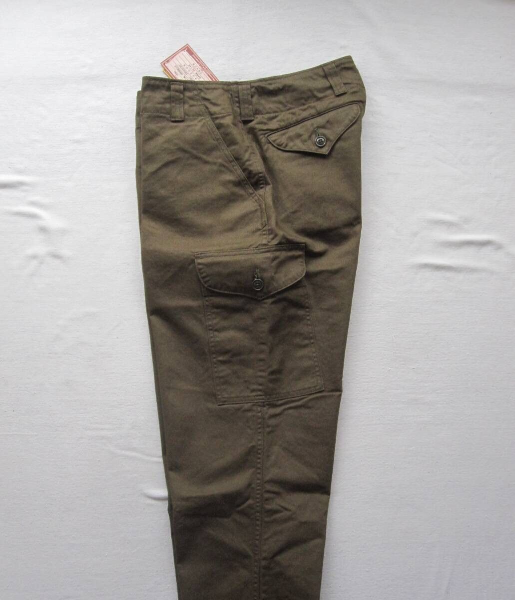 Freewheelers “AVIATOR’S TROUSERS” 34 DARK OLIVE Size US 34 / EU 50 - 8 Thumbnail