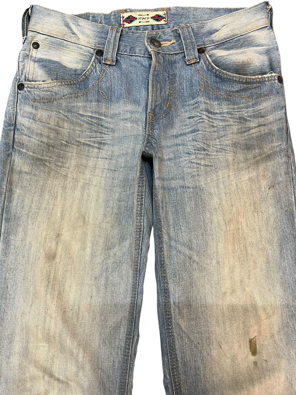 Beauty Beast × Edwin Vintahe Edwin XV Flare Faded Mudwash Denim Size US 30 / EU 46 - 5 Thumbnail