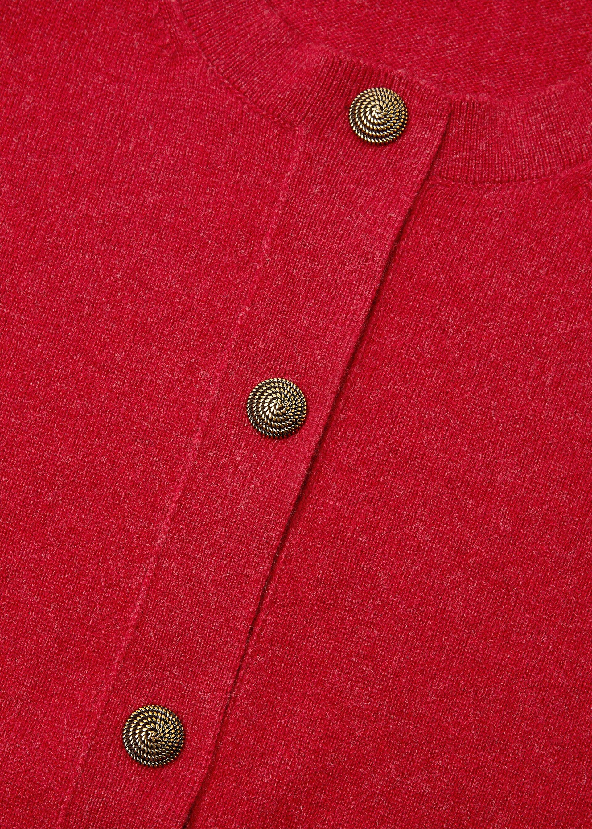 Loro Piana os11x0326 FAQ8645 Classic Cardigan in Fiery Aura Melange Size L / US 10 / IT 46 - 7 Thumbnail