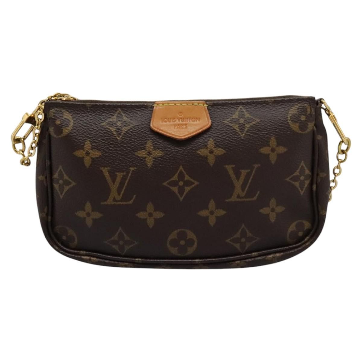 Louis Vuitton Multi Pochette Accessoires Brown Canvas Clutch Bag Size ONE SIZE - 1 Thumbnail