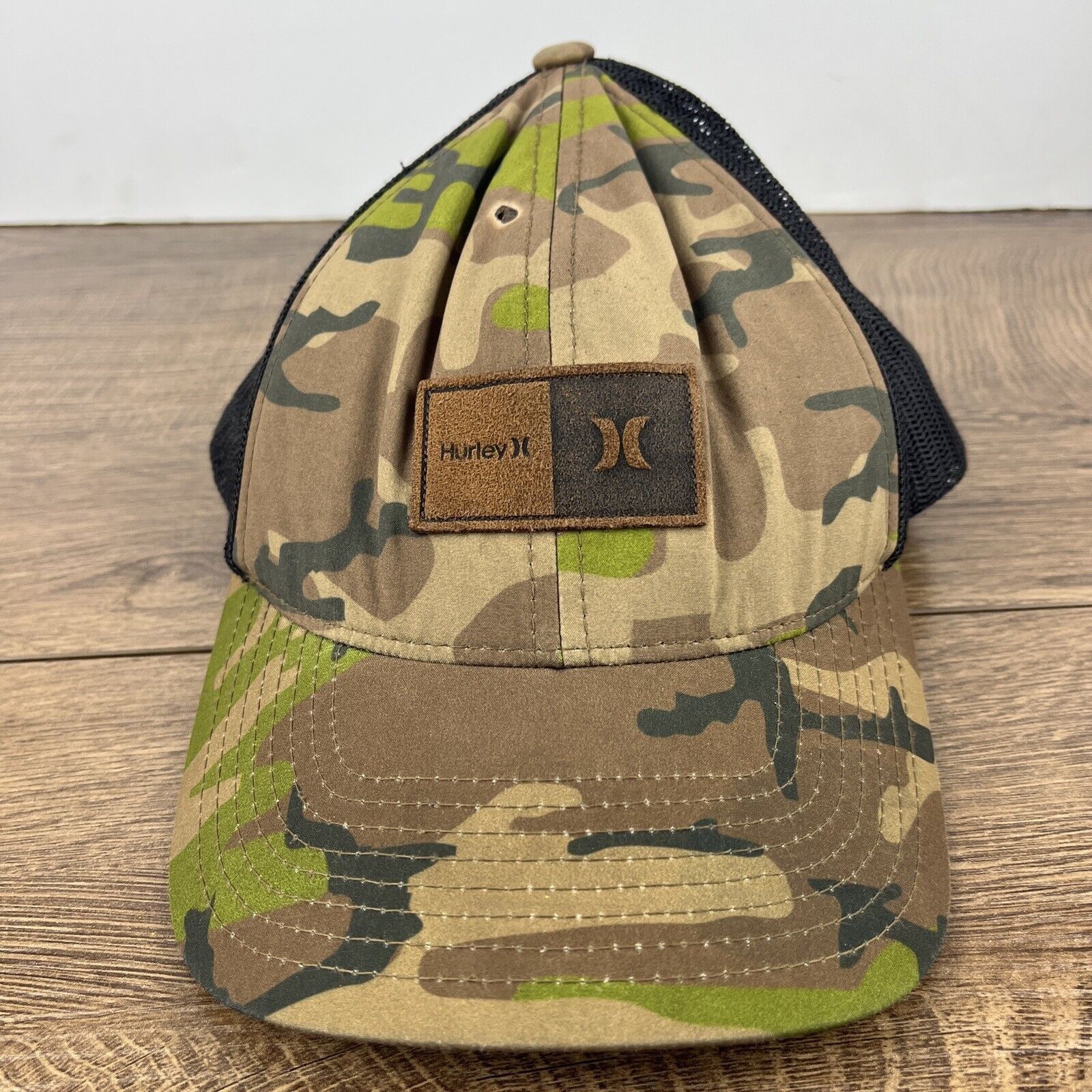 Hurley Hurley Snapback Hat Green Camo Hat Adjustable Adult Size Hat Size ONE SIZE - 6 Thumbnail