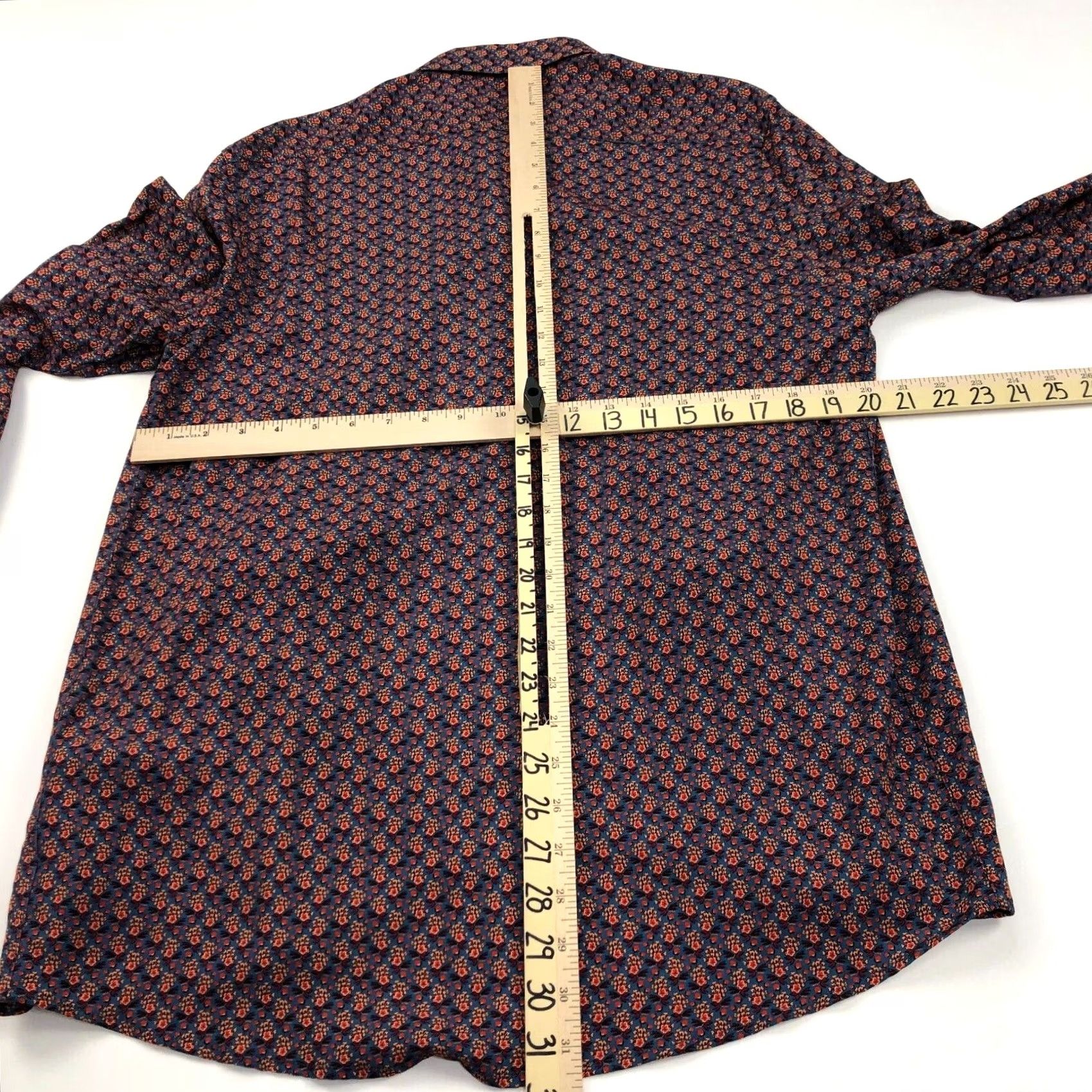Zara Zara Shirt Regular Floral Button-Up Viscose Multicolor L Men’s Casual Collar LS Mint Large Size US L / EU 52-54 / 3 - 6 Thumbnail