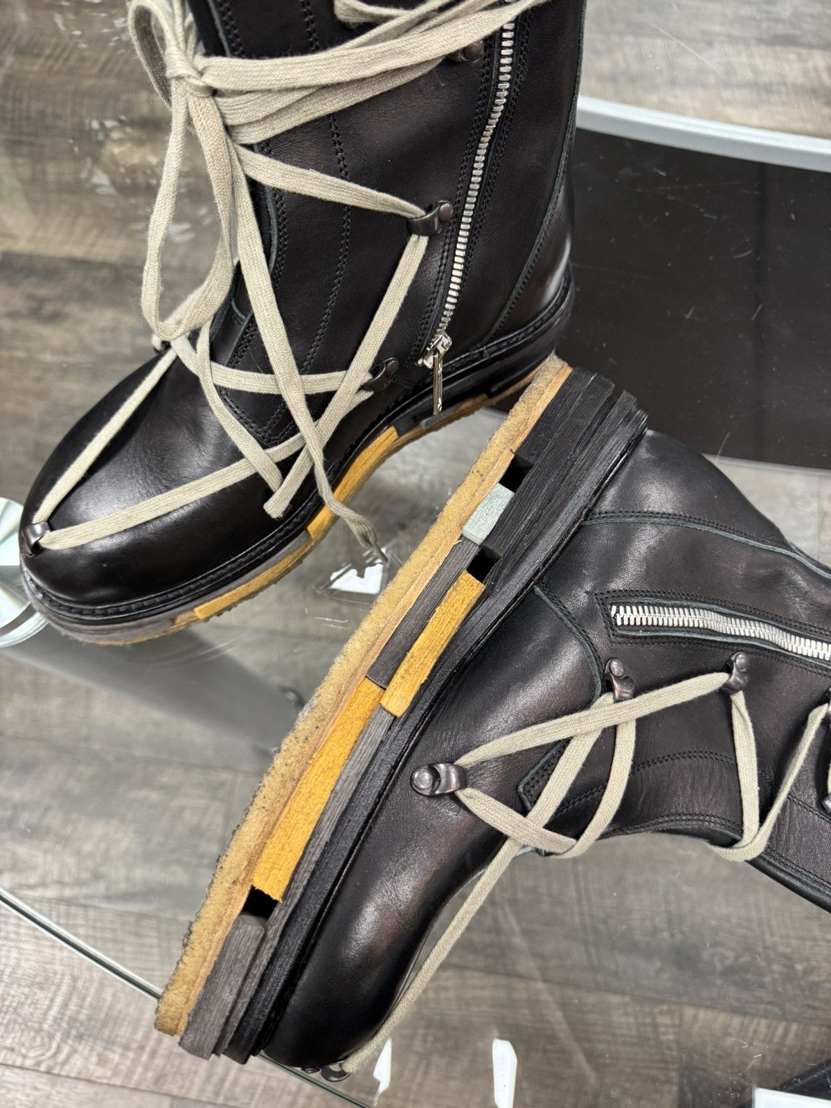 Rick Owens GLITTER LEGO CREEPER BOOT Size US 9 / EU 42 - 11 Thumbnail