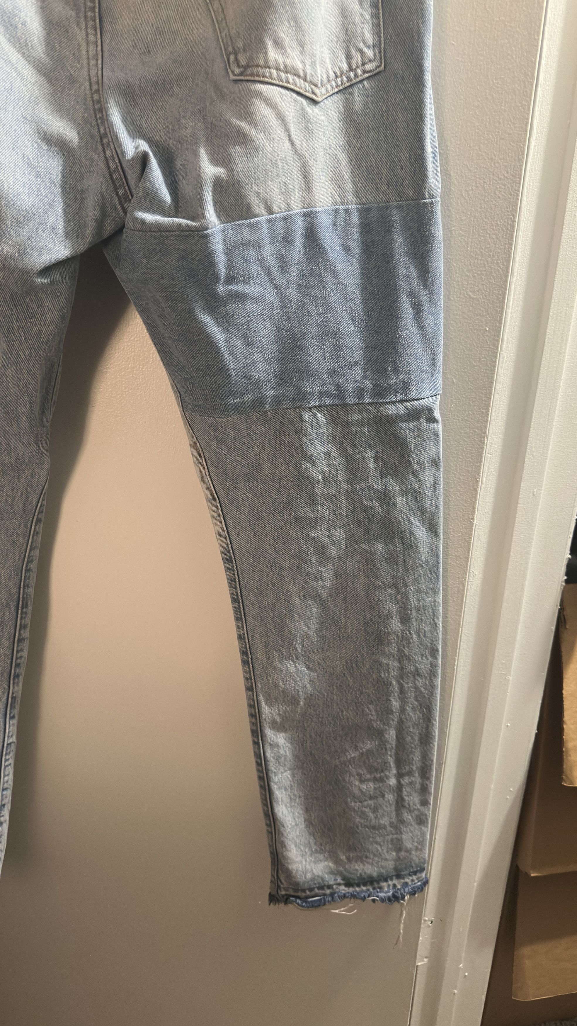 Levi's Vintage Clothing Patchwork Studio Taper Denim Size US 38 / EU 54 - 9 Thumbnail