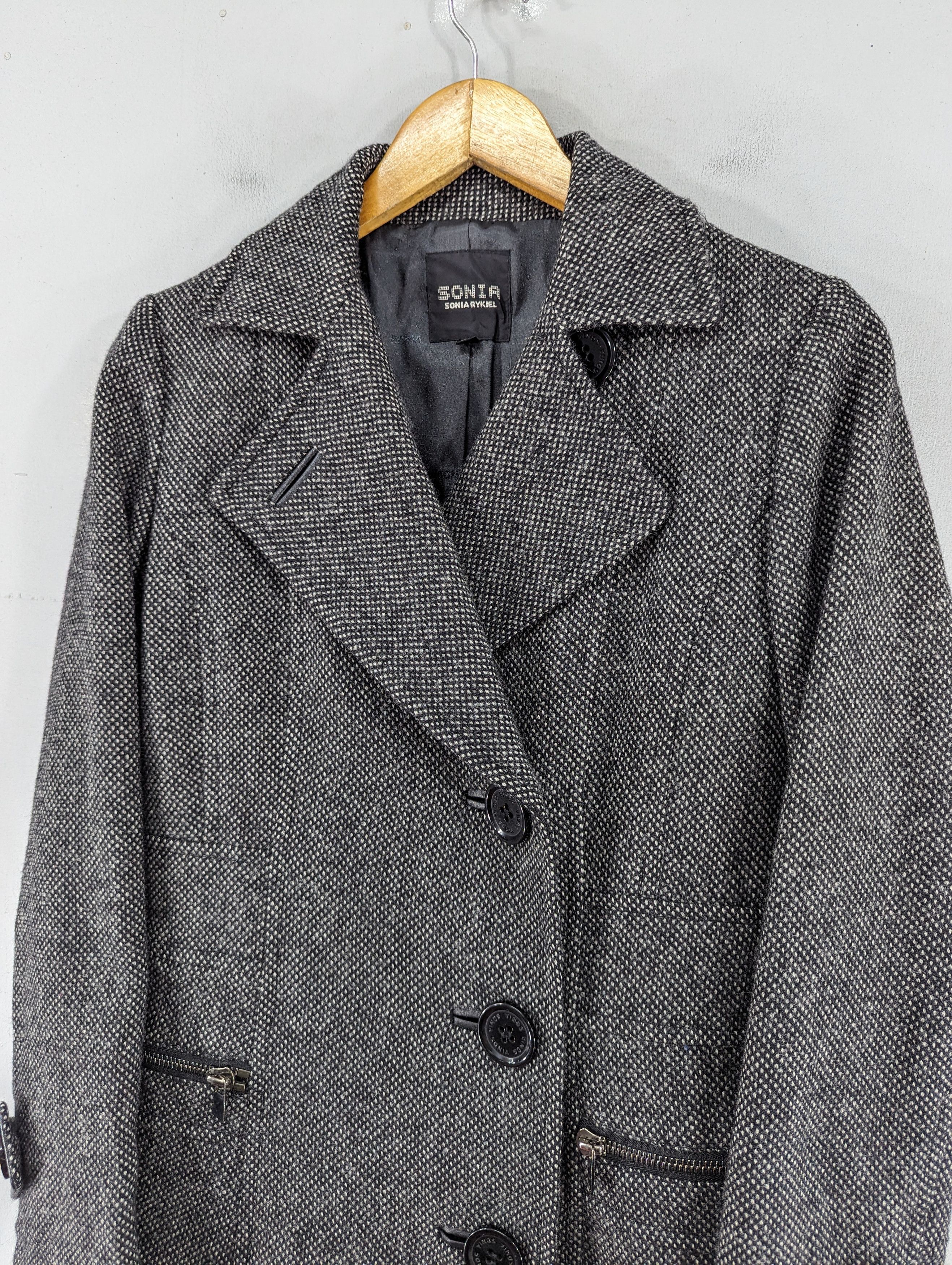 Sonia Rykiel Sonia By Sonia Rykiel Wool Coat Jacket Size XS / US 0-2 / IT 36-38 - 5 Thumbnail