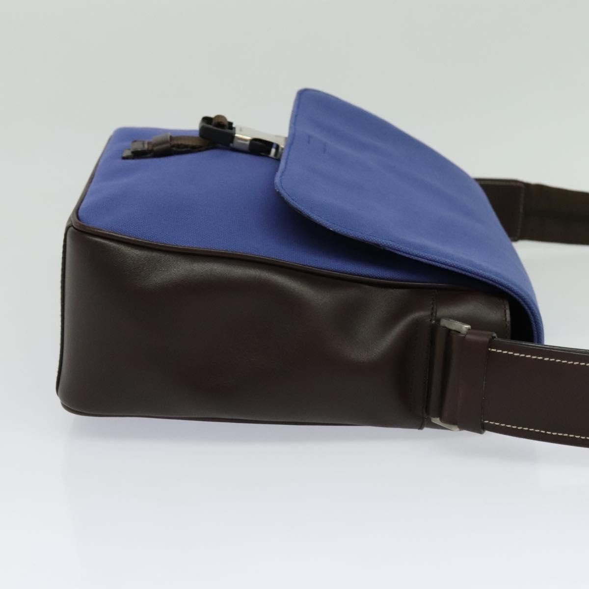 Prada PRADA Shoulder Bag Canvas Blue Silver Size ONE SIZE - 5 Thumbnail