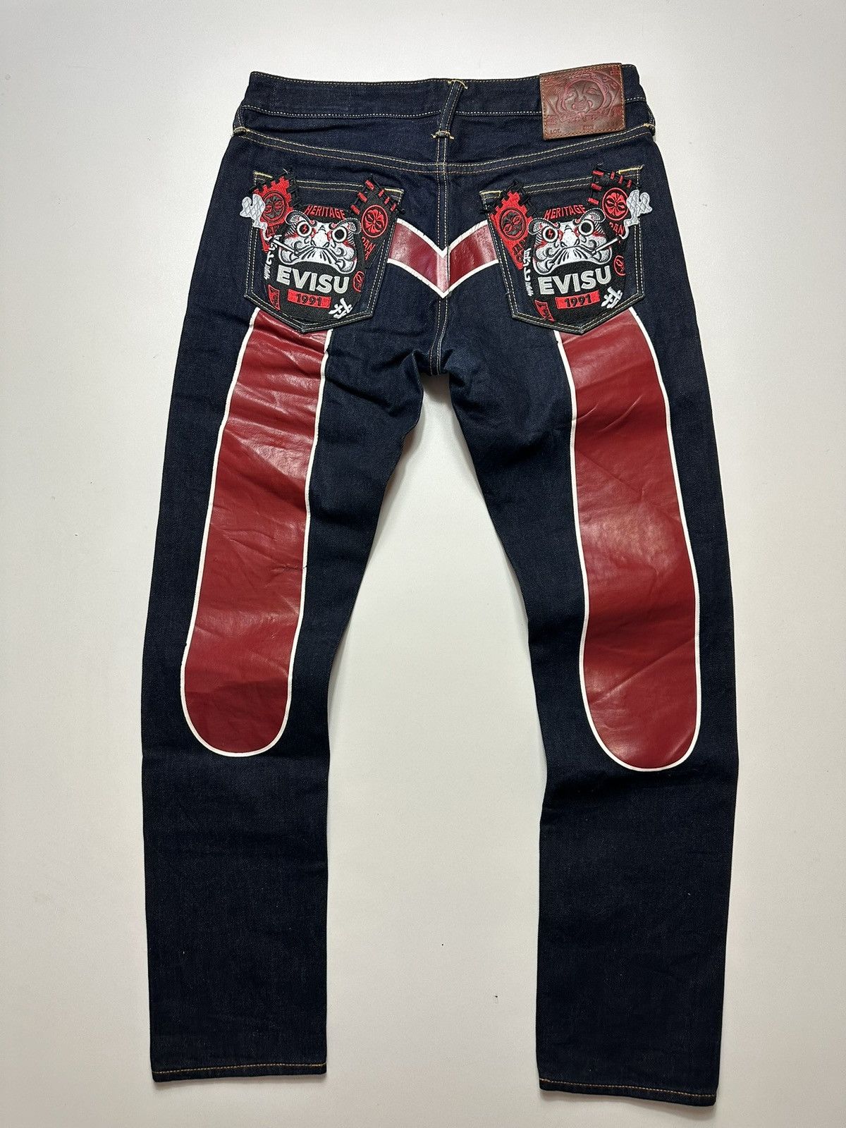 Evisu Vintage Evisu Big Daicock Selvedge Jeans Size US 31 - 1 Thumbnail
