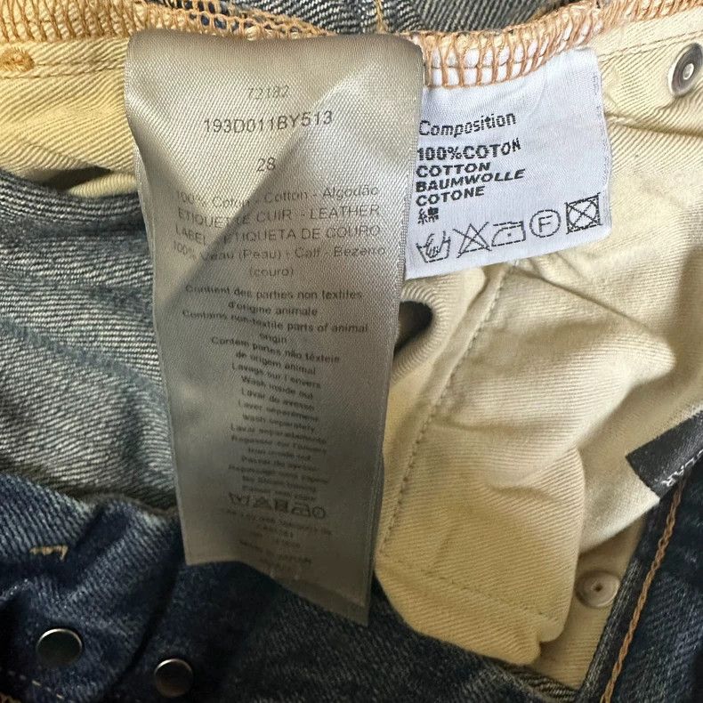 Dior Dior Washed blue back leather 1947 jeans Size 28" / US 6 / IT 42 - 5 Thumbnail