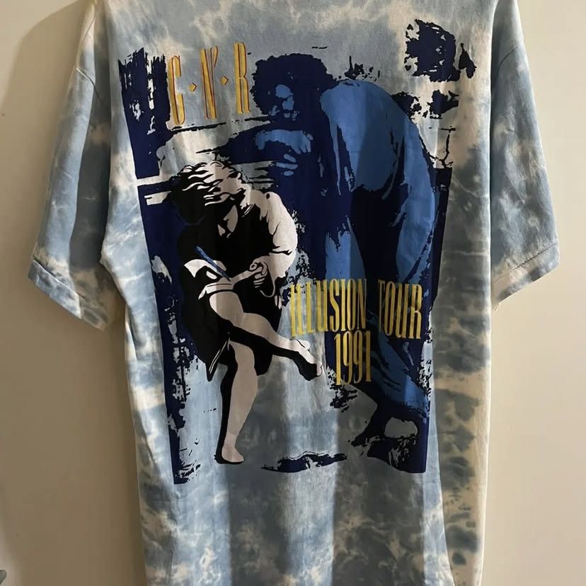 Liquid Blue Vintage Guns N Roses use your illusions Size US XL / EU 56 / 4 - 2 Thumbnail