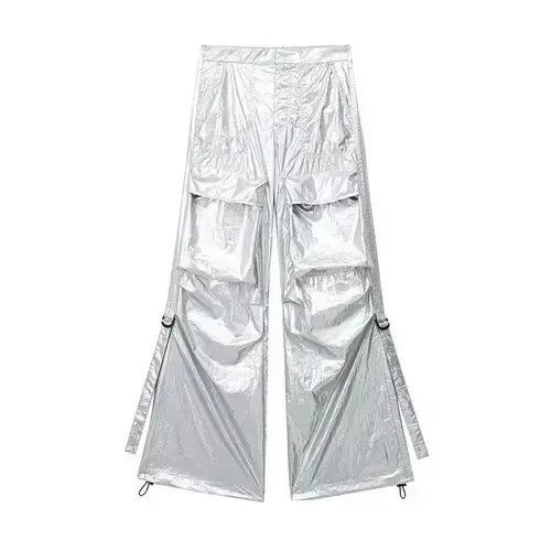 Other Silver Pants Cargo Baggy Size US 32 / EU 48 - 1 Thumbnail