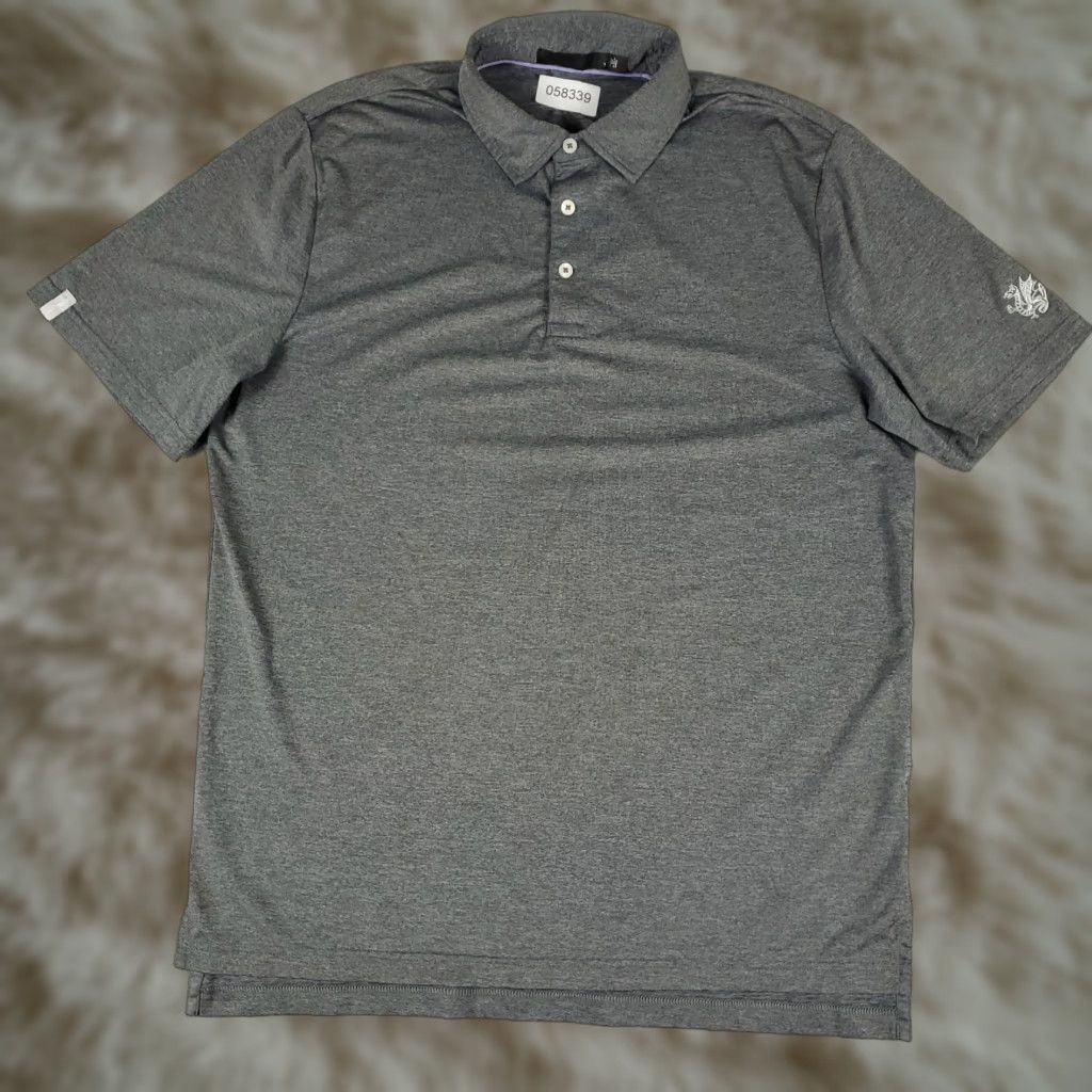 Ralph Lauren Ralph Lauren RLX Polo Shirt Mens Medium Gray Short Sleeve Casual Golf Size US M / EU 48-50 / 2 - 1 Thumbnail