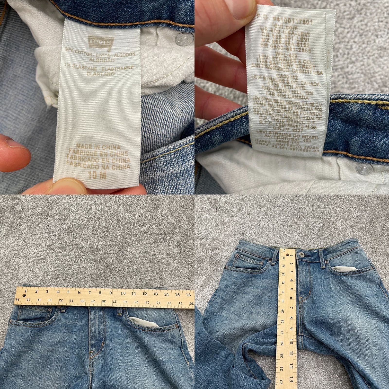 Levi's VINTAGE Levi's Jeans Bootcut Denim 28in Waist 31in Inseam Blue Medium Wash Womens 10/30 Classic Modern 5-Pocket Design, Button Zip Size 32" / US 10 / IT 46 - 8 Thumbnail
