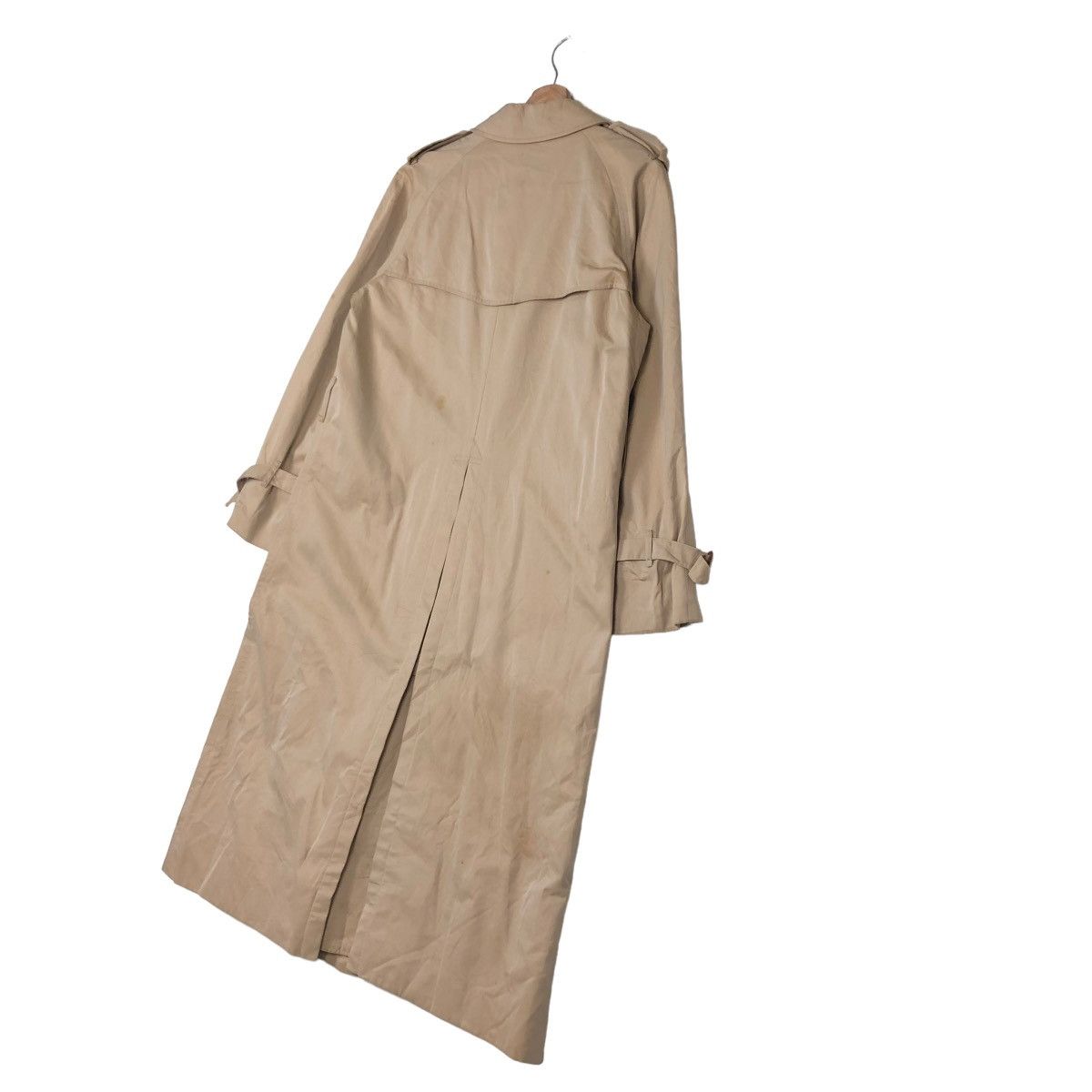 Burberry 🔥VINTAGE BURBERRYS MADE IN ENGLAND LONG JACKET TRENCH Size US S / EU 44-46 / 1 - 12 Thumbnail
