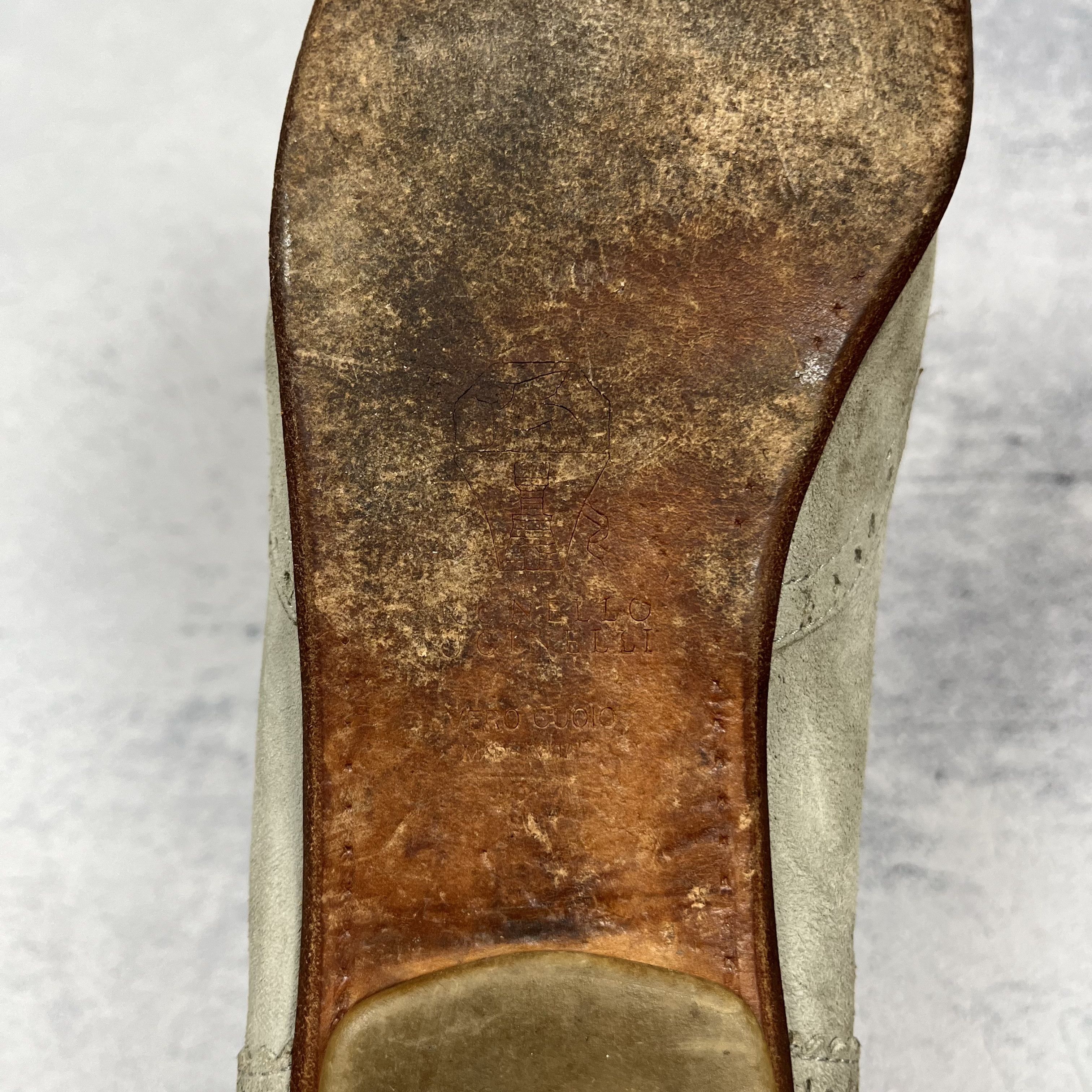 Brunello Cucinelli Ladies Brunello Cucinelli Monili Toe Suede Ballet Flats Size US 6.5 / IT 36.5 - 15 Thumbnail
