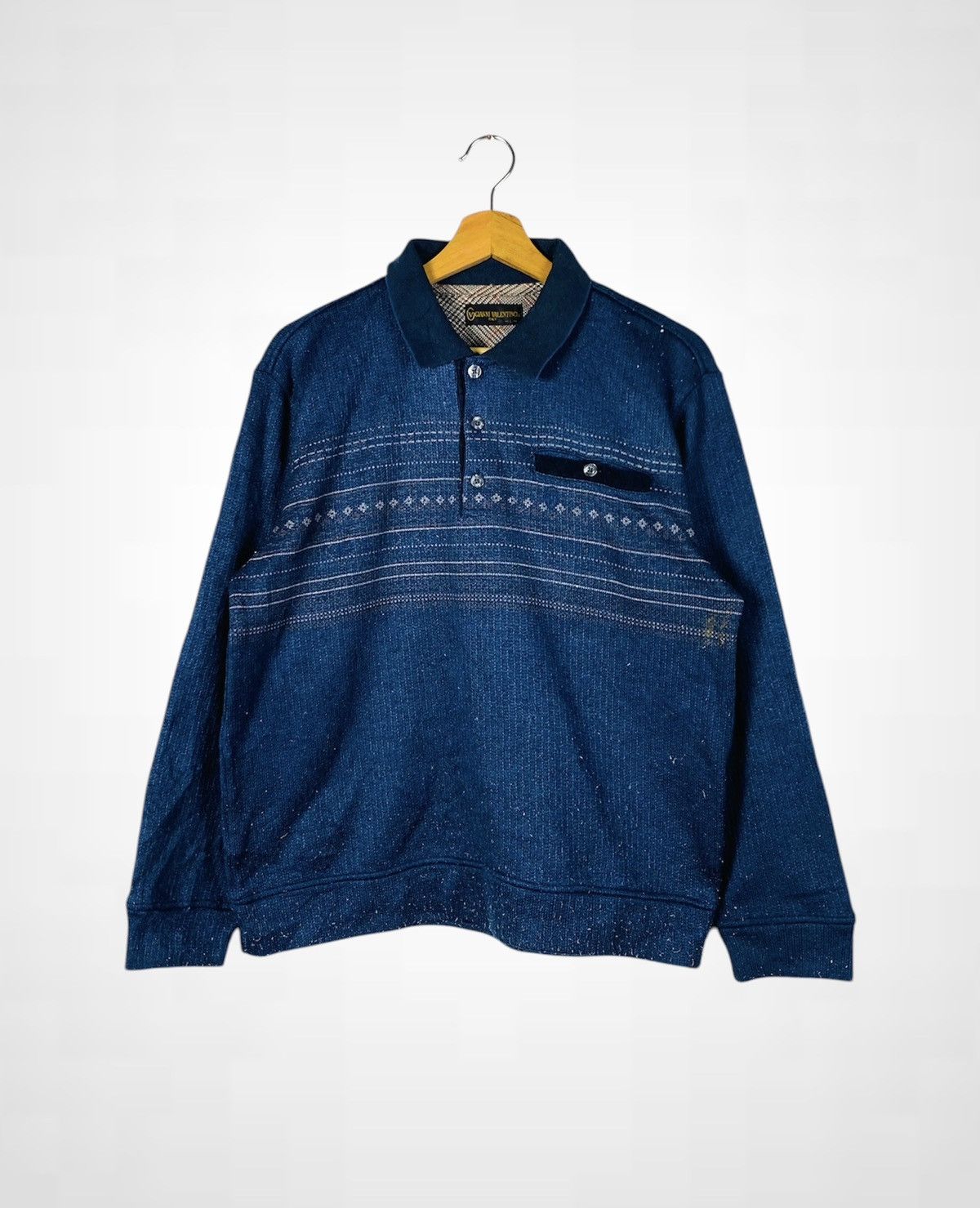 Gianni Valentino Vintage 90s Gianni Valentino Sweatshirt Size US L / EU 52-54 / 3 - 1 Thumbnail