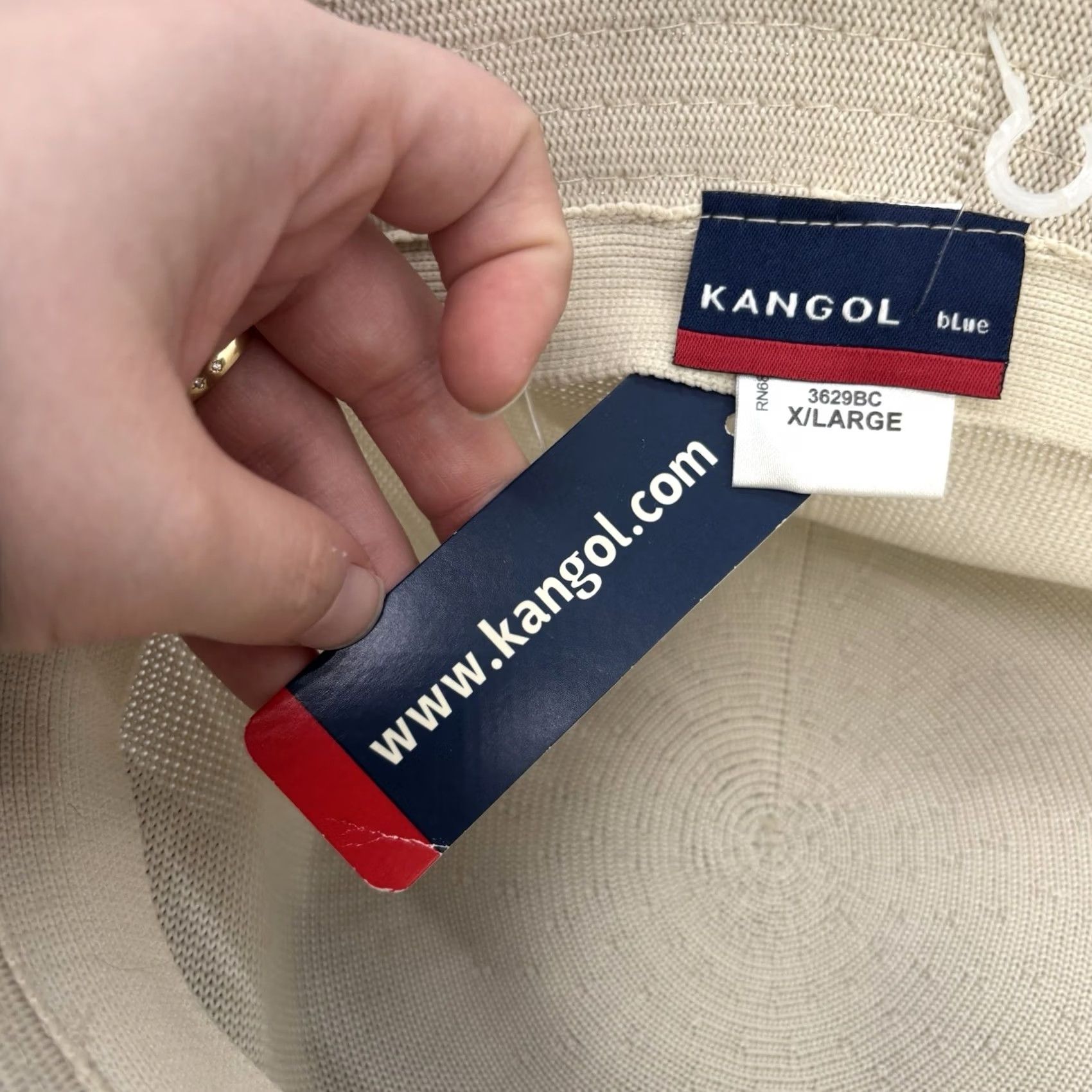 Kangol Kangol Washed Bucket Hat Mens Large Fitted Lightweight Khaki NWT Size ONE SIZE - 4 Thumbnail