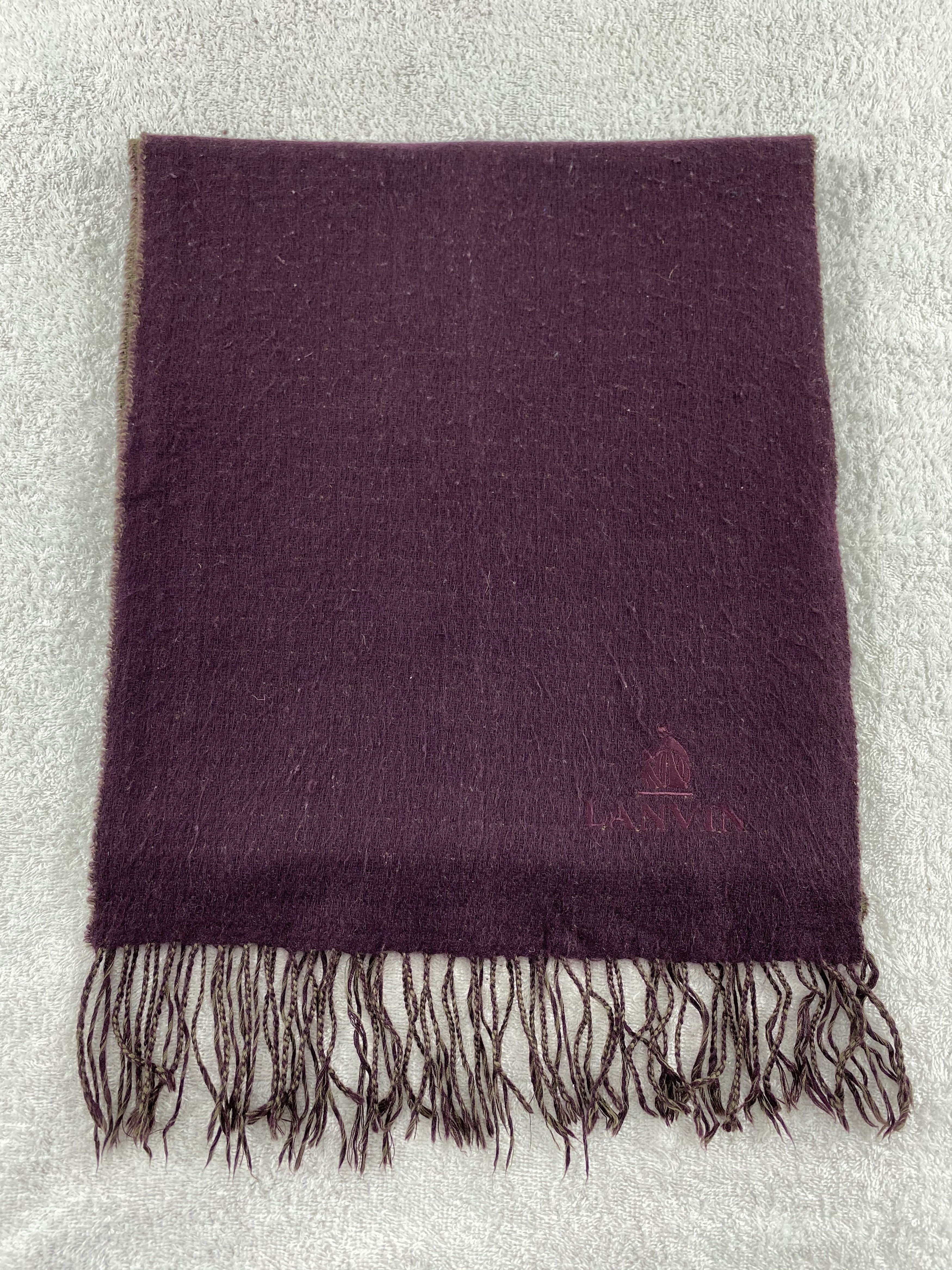 Lanvin × Vintage Lanvin Scarf / Muffler / Neckwear - WW1804 Size ONE SIZE - 2 Thumbnail