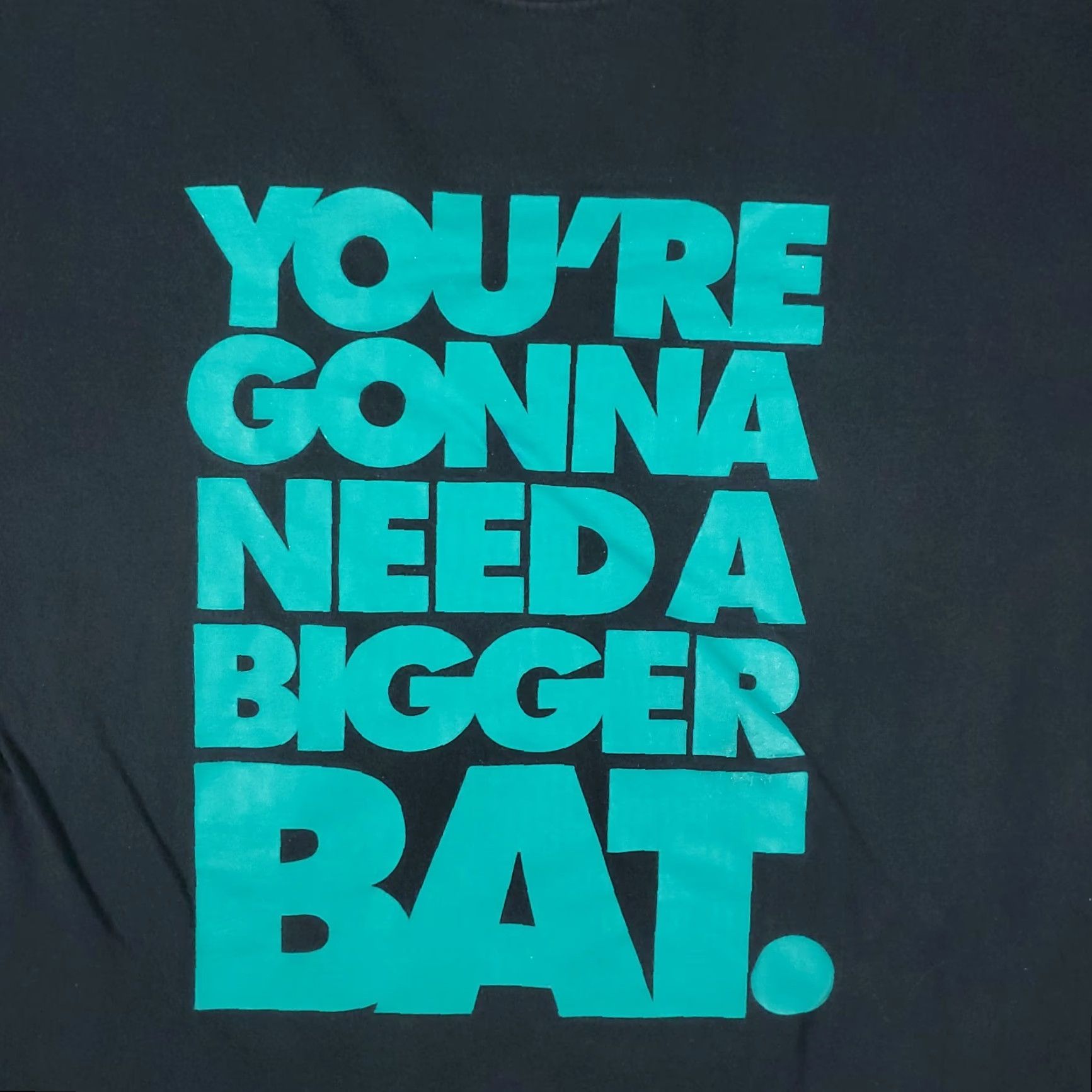 Nike Nike "You're Gonna Need A Bigger Bat" Black Short Sleeve T-Shirt Adult Medium Sports Mens Size US M / EU 48-50 / 2 - 3 Thumbnail